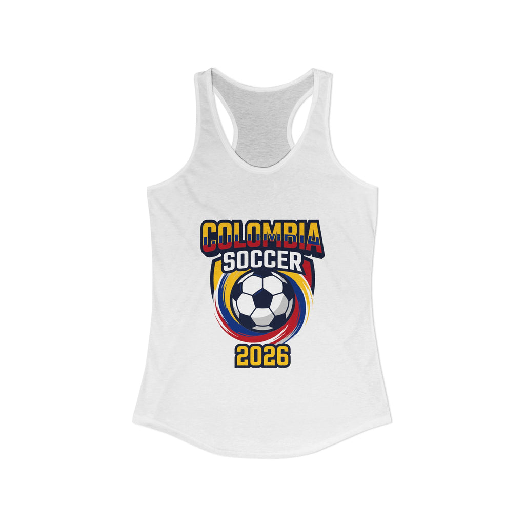 Colombia World Cup 2026 Racerback Tank | Colombia Soccer Tank Top, Mother's Day Sale