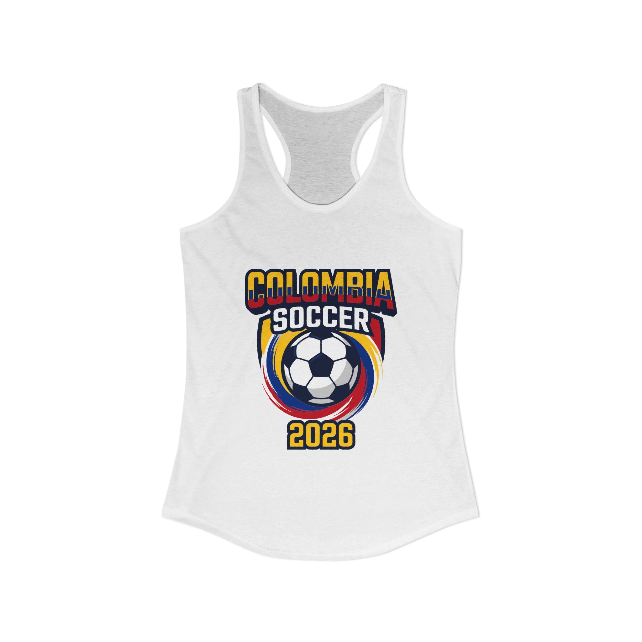 Colombia World Cup 2026 Racerback Tank | Colombia Soccer Tank Top, Mother's Day Sale