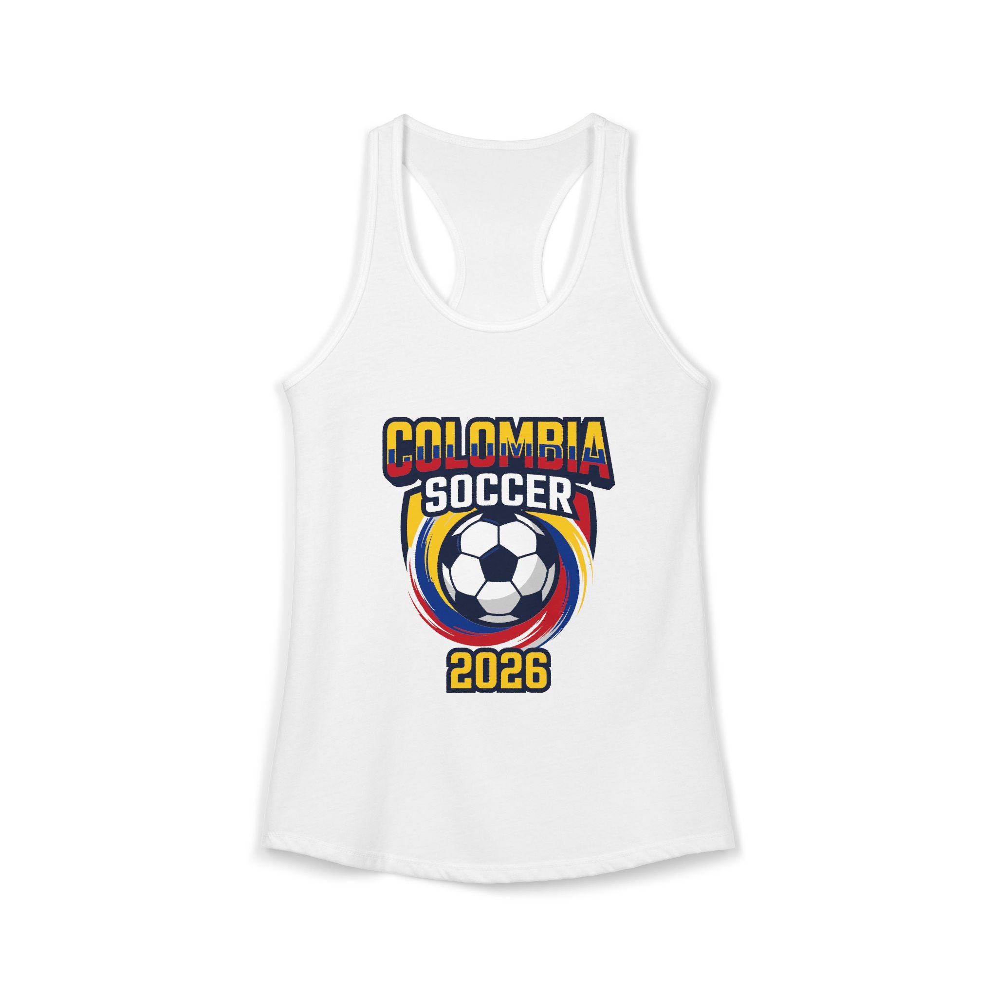Colombia World Cup 2026 Racerback Tank | Colombia Soccer Tank Top, Mother's Day Sale