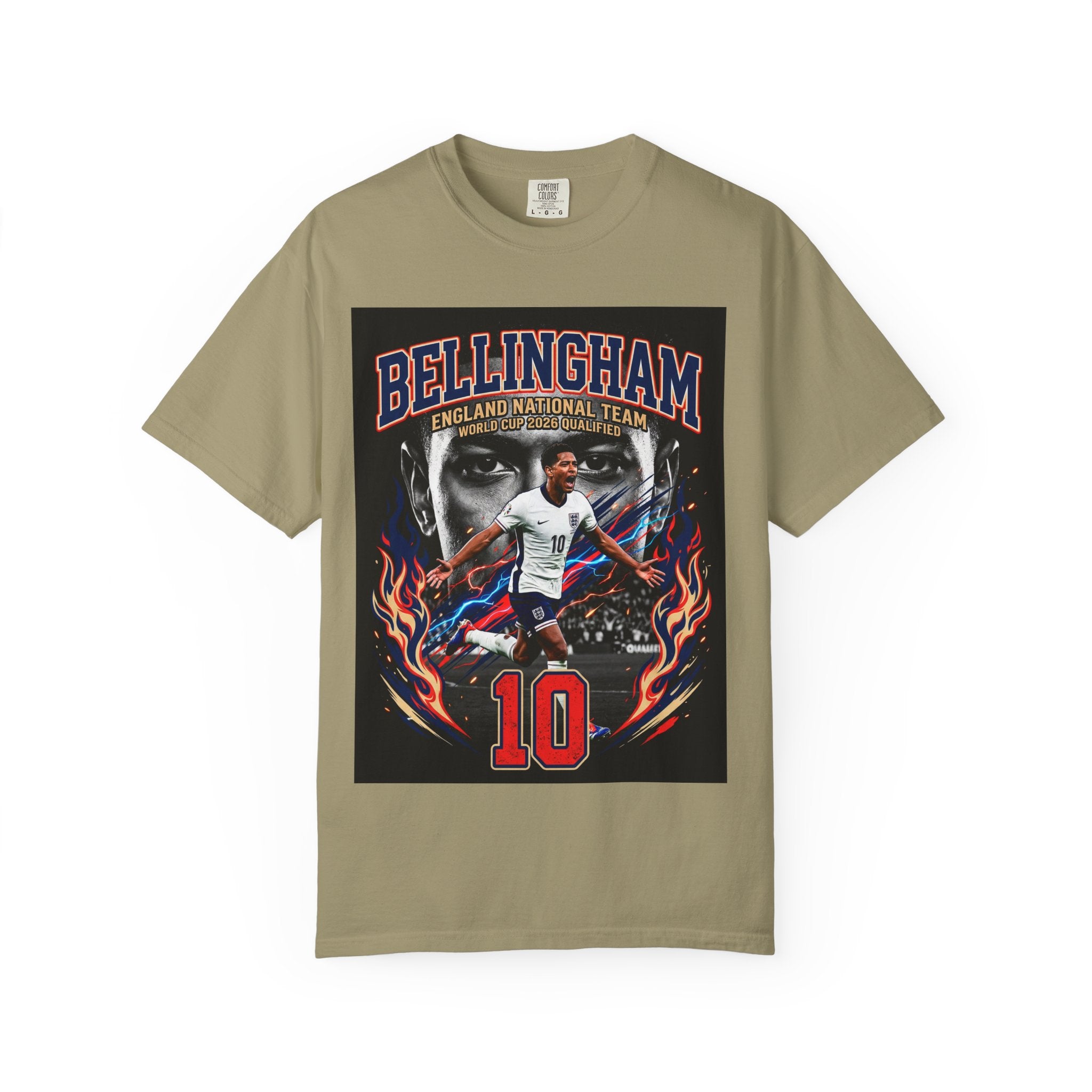 England World Cup 2026 T-shirt, Bellingham Collection Shirt, Gift for him, England Flag, Collectible