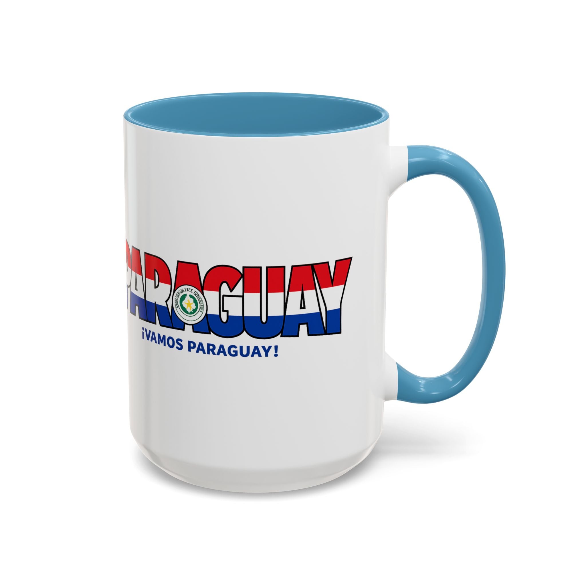 Paraguay Vamos Paraguay Mug | Accent Coffee Mug 11oz or 15oz, Soccer World Cup 2026, Gifts for Dad