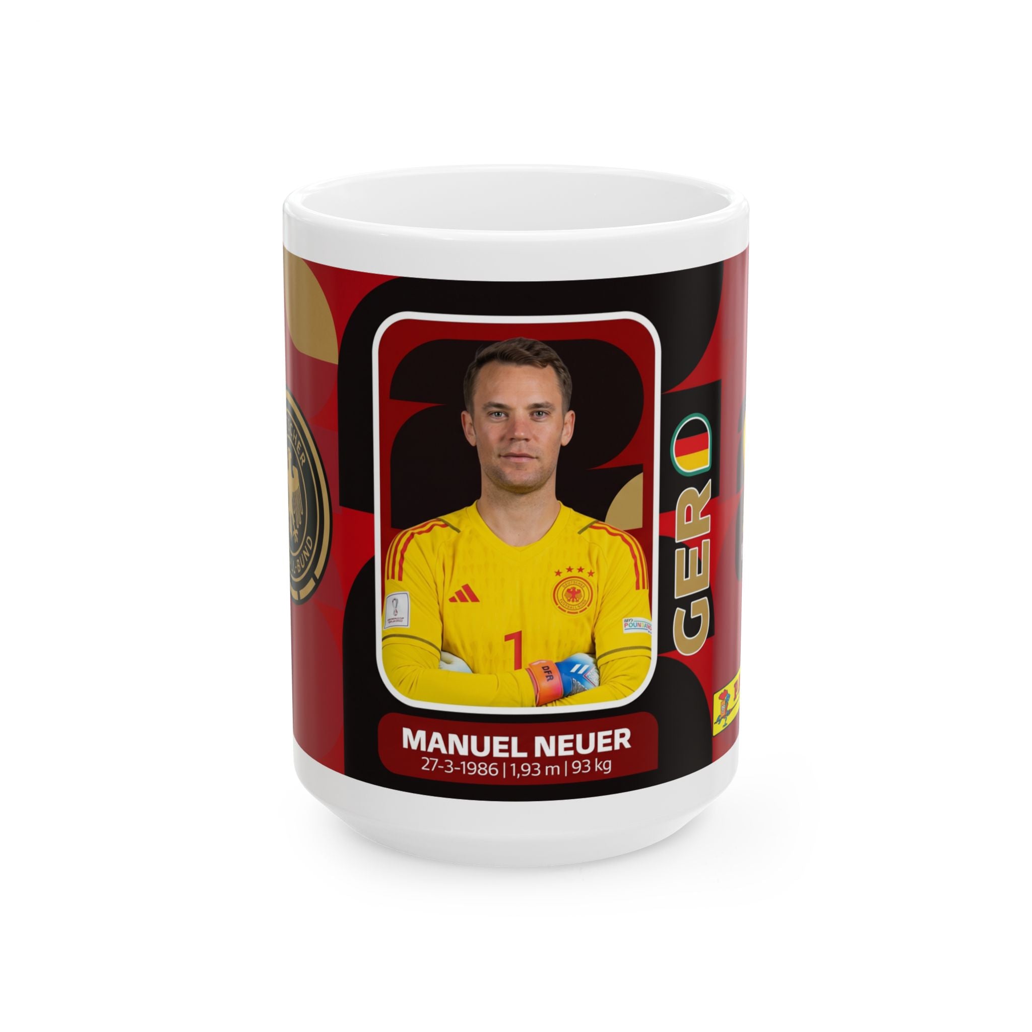 Germany Soccer Player Manuel Neuer Mug — Football Fan Gift (11oz, 15oz), World Cup 2026 Mugs