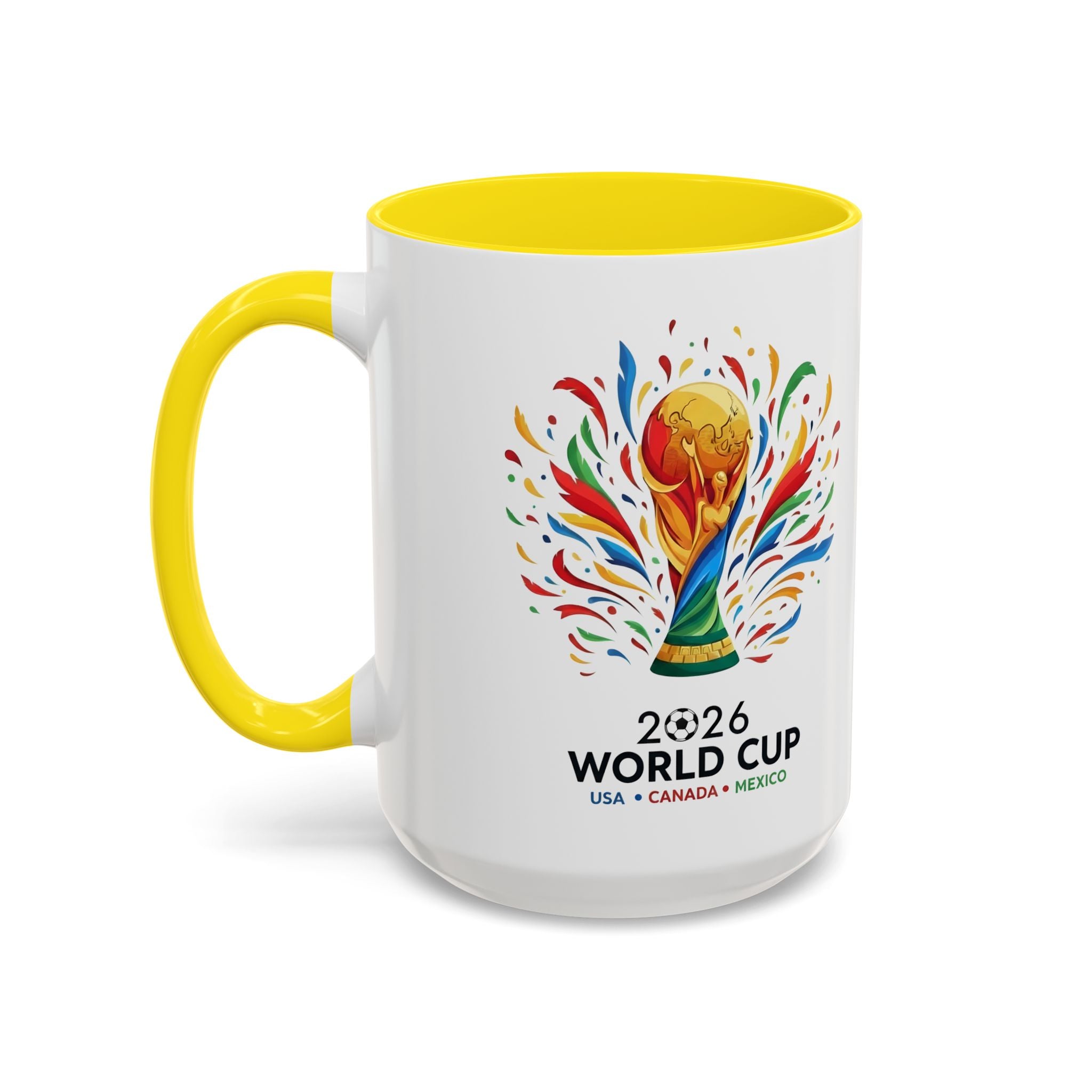 Egypt 2026 Soccer World Cup Accent Coffee Mug | Egypt 2026 Football Flag Design, Soccer World Cup 2026, Gift for Dad