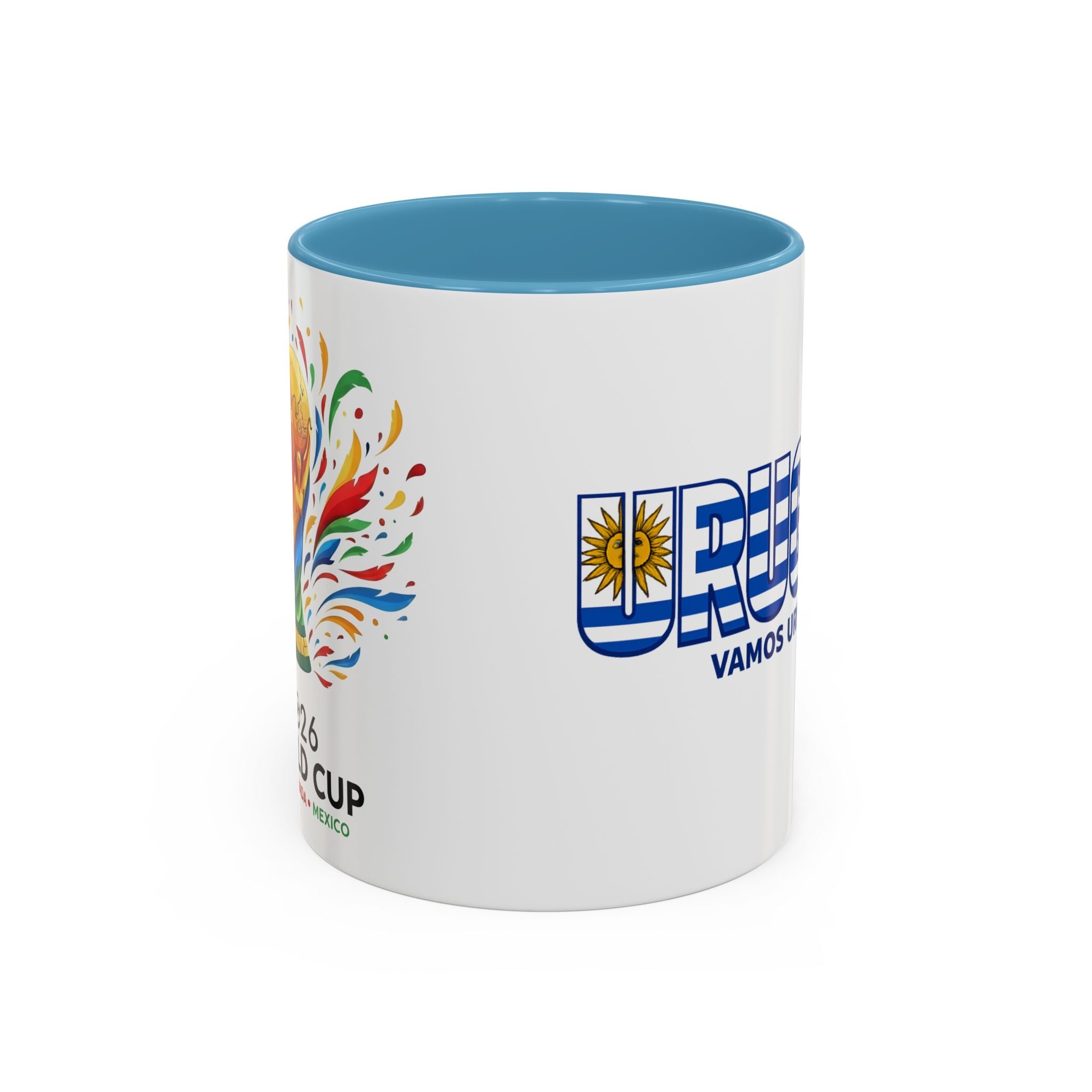 Uruguay Vamos Uruguay Mug | Accent Coffee Mug 11oz 15oz, Soccer World Cup, Gift for Dad