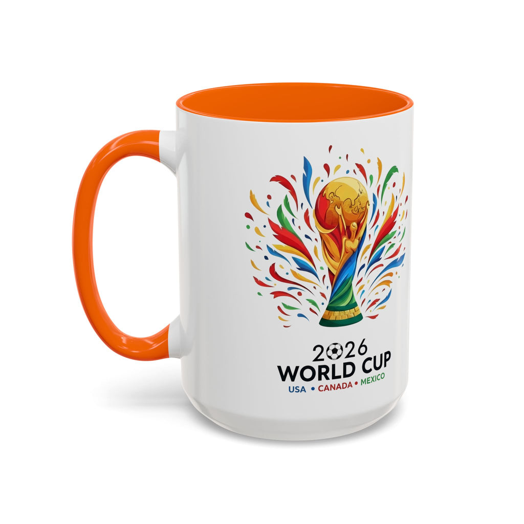 Senegal flag text mug | Accent Coffee Mug 11oz 15oz, Soccer World Cup 2026, Gift for Dad