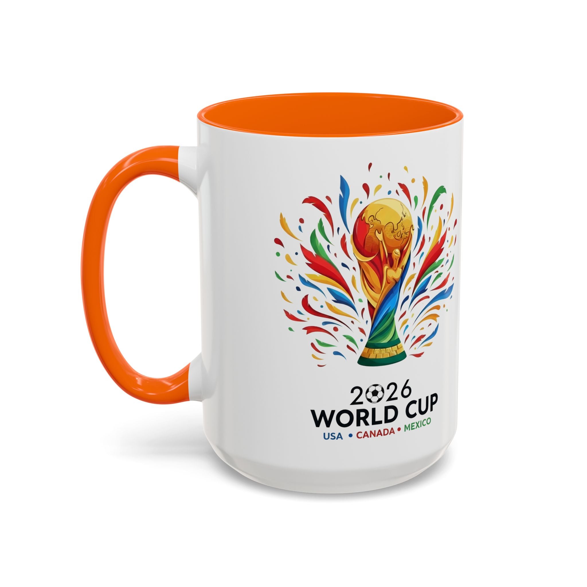 Senegal flag text mug | Accent Coffee Mug 11oz 15oz, Soccer World Cup 2026, Gift for Dad