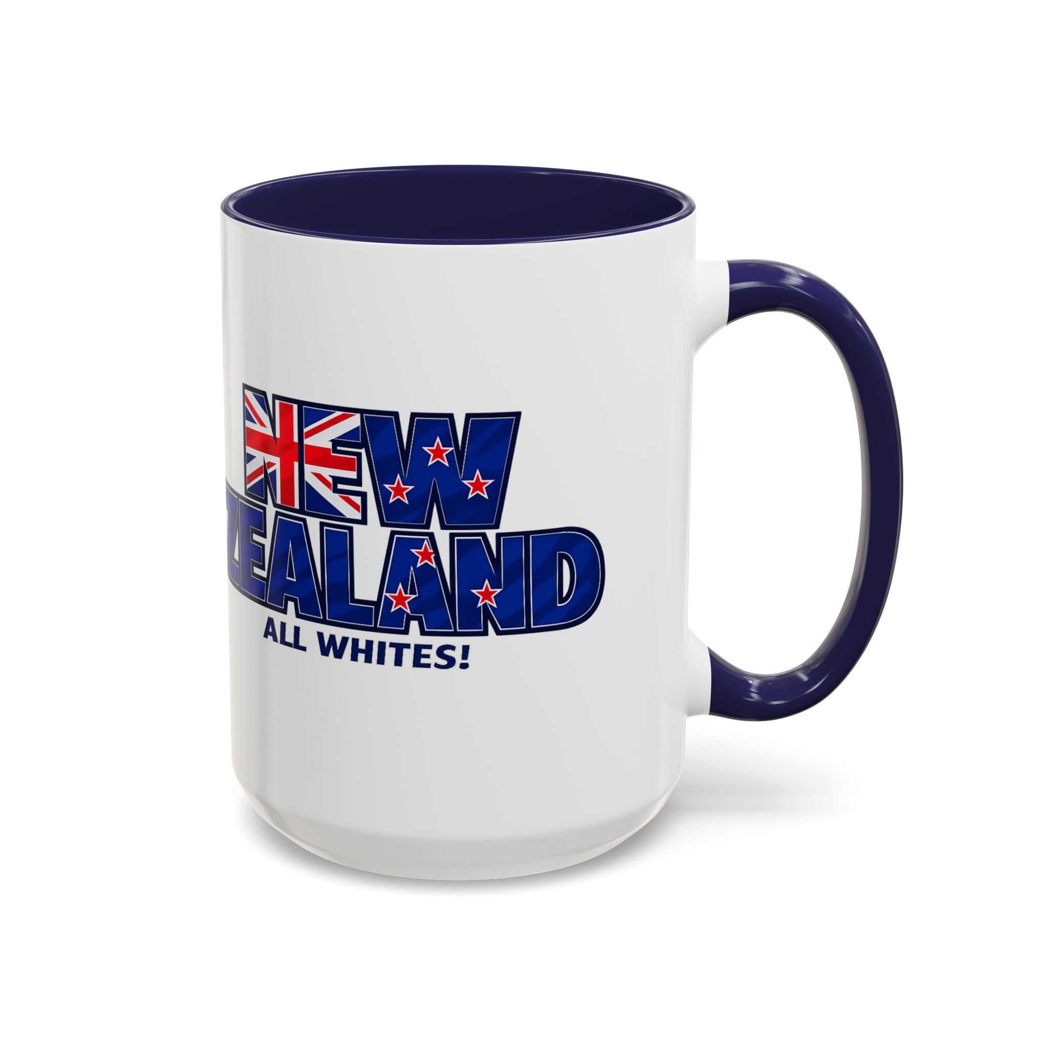New Zealand All Whites Coffee Mug | Accent 11/15oz, World Cup 2026, Gift for Dad