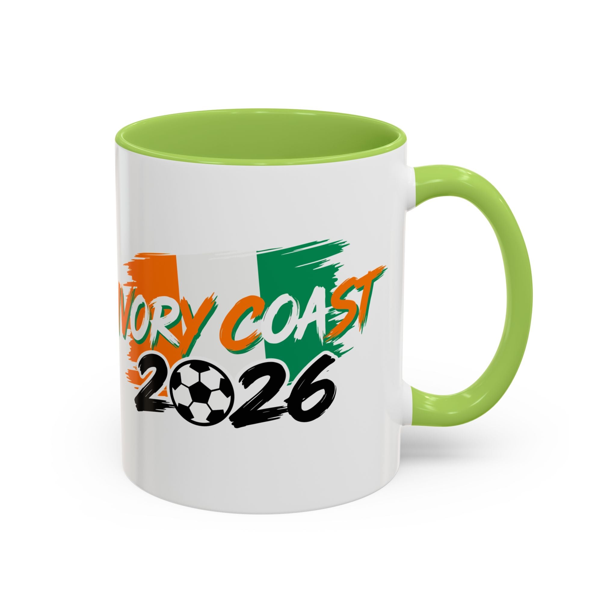 Ivory Coast 2026 Soccer Logo Mug | Accent Coffee Mug 11oz 15oz,Soccer World Cup 2026, Gifts for Dad