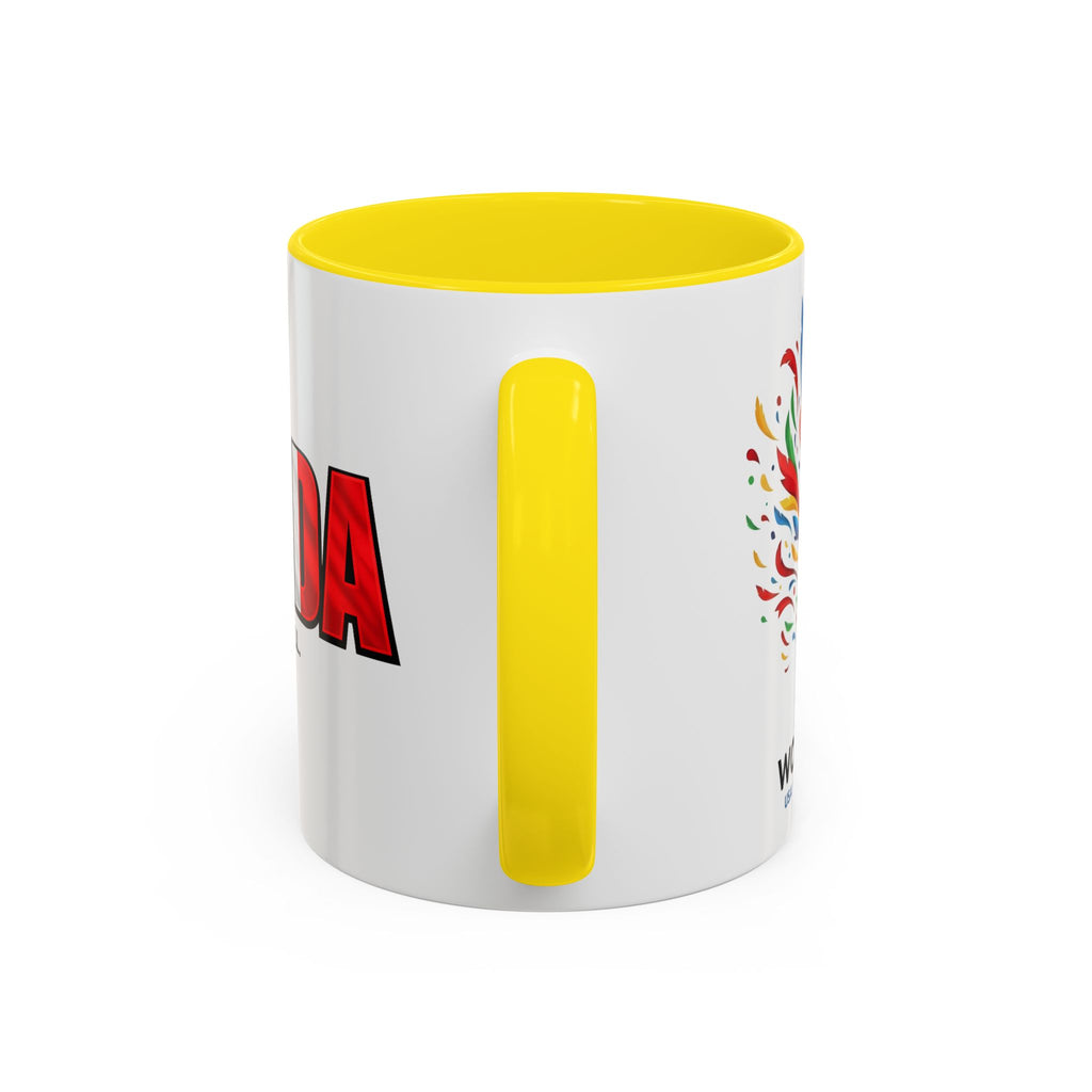 Canada Maple Leaf Text Coffee Mug | We Can. We Will. World Cup 2026, Canada Flag, Gift for Dad