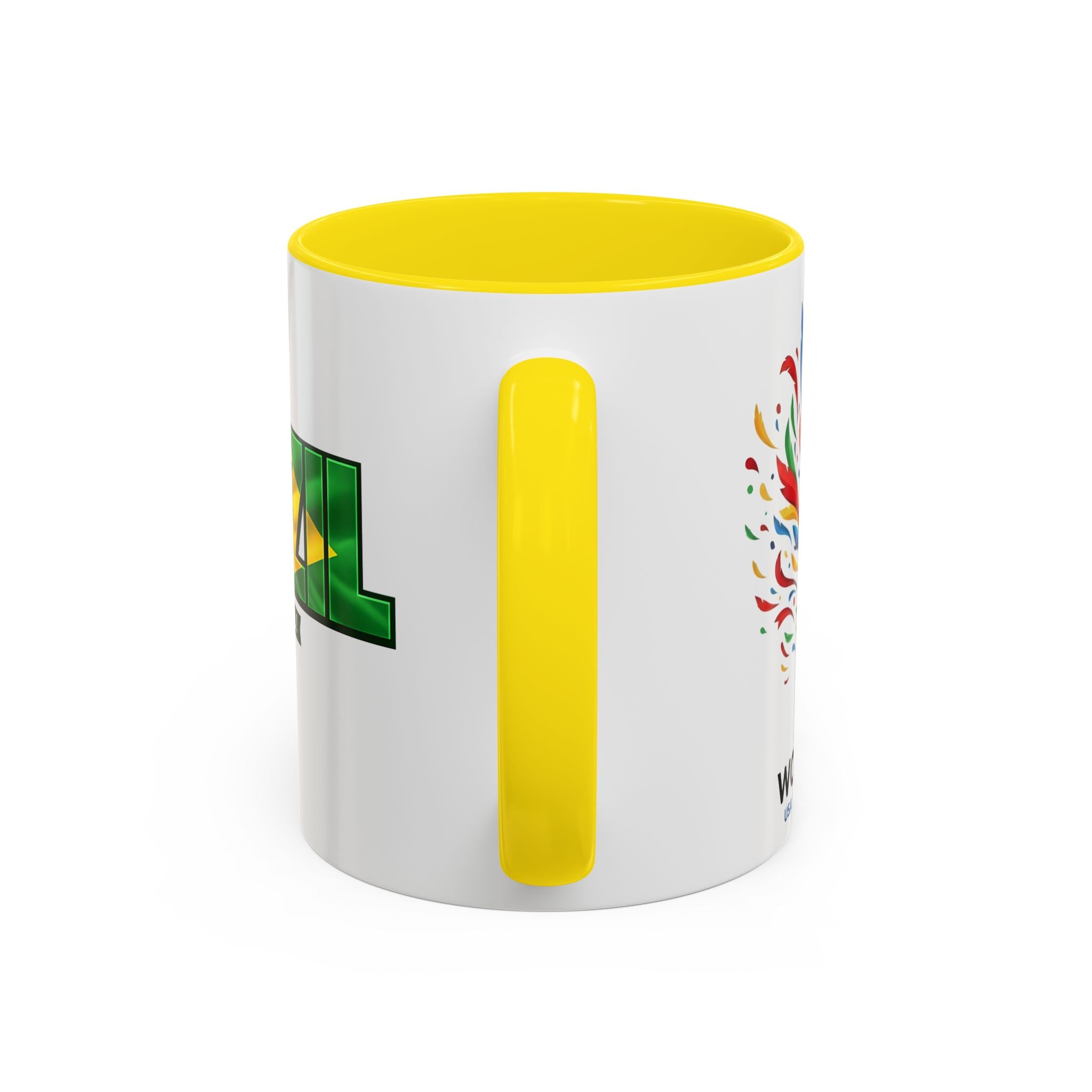 Brazil Vamos Brasil mug | Accent coffee mug, Brazil flag text design, Soccer World Cup 2026, Gifts for Dad