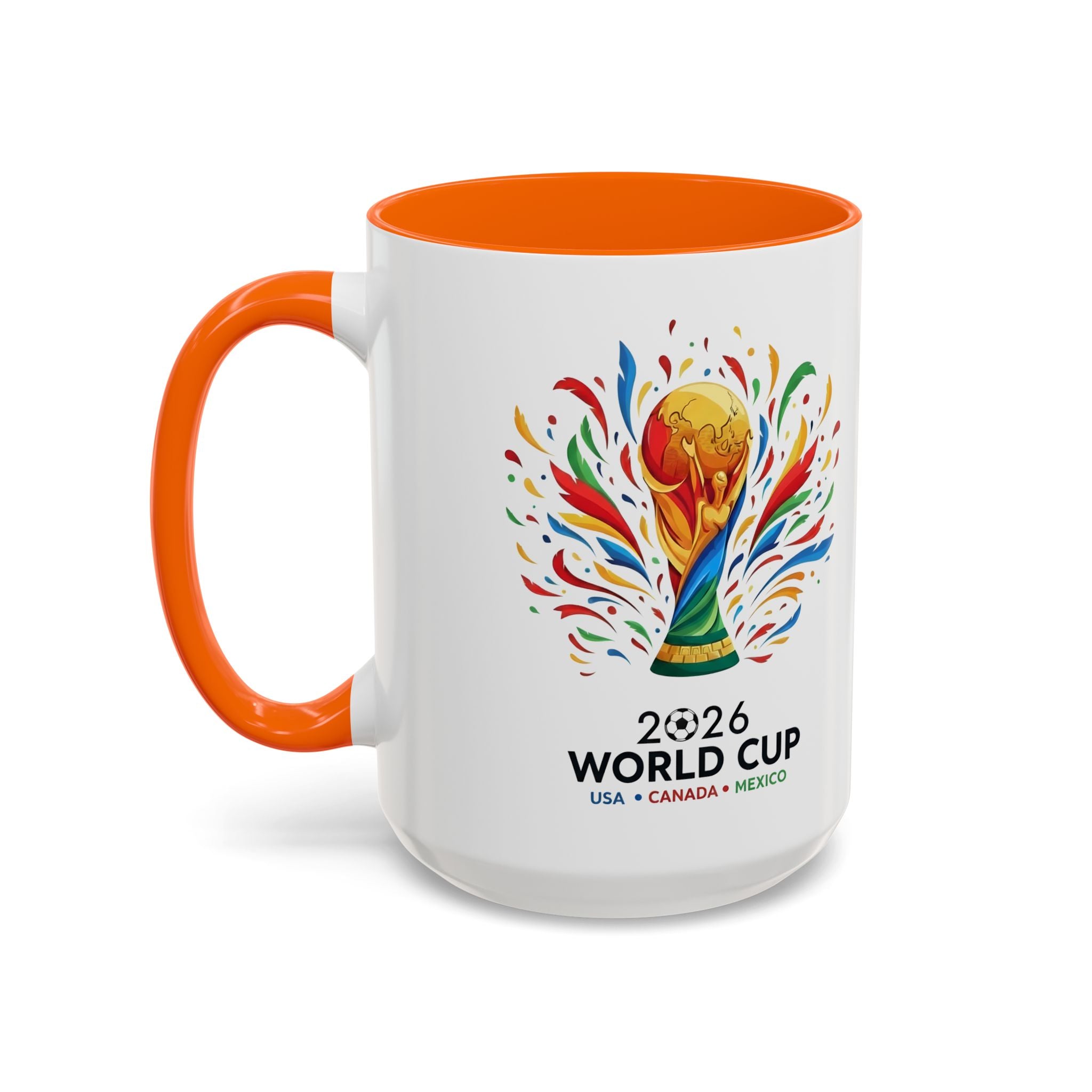 Egypt 2026 Soccer World Cup Accent Coffee Mug | Egypt 2026 Football Flag Design, Soccer World Cup 2026, Gift for Dad