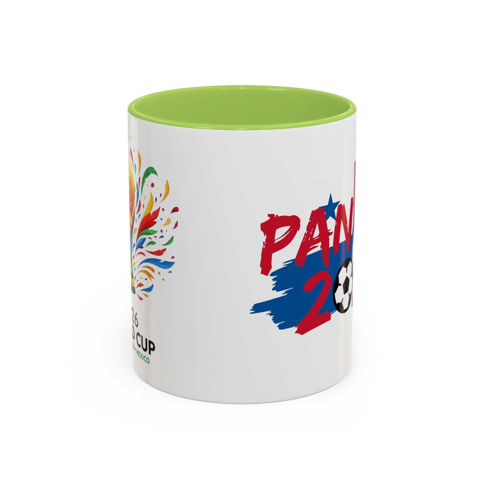 Panama 2026 Soccer Logo Accent Mug | 11oz 15oz, World Cup 2026, Gift for Dad