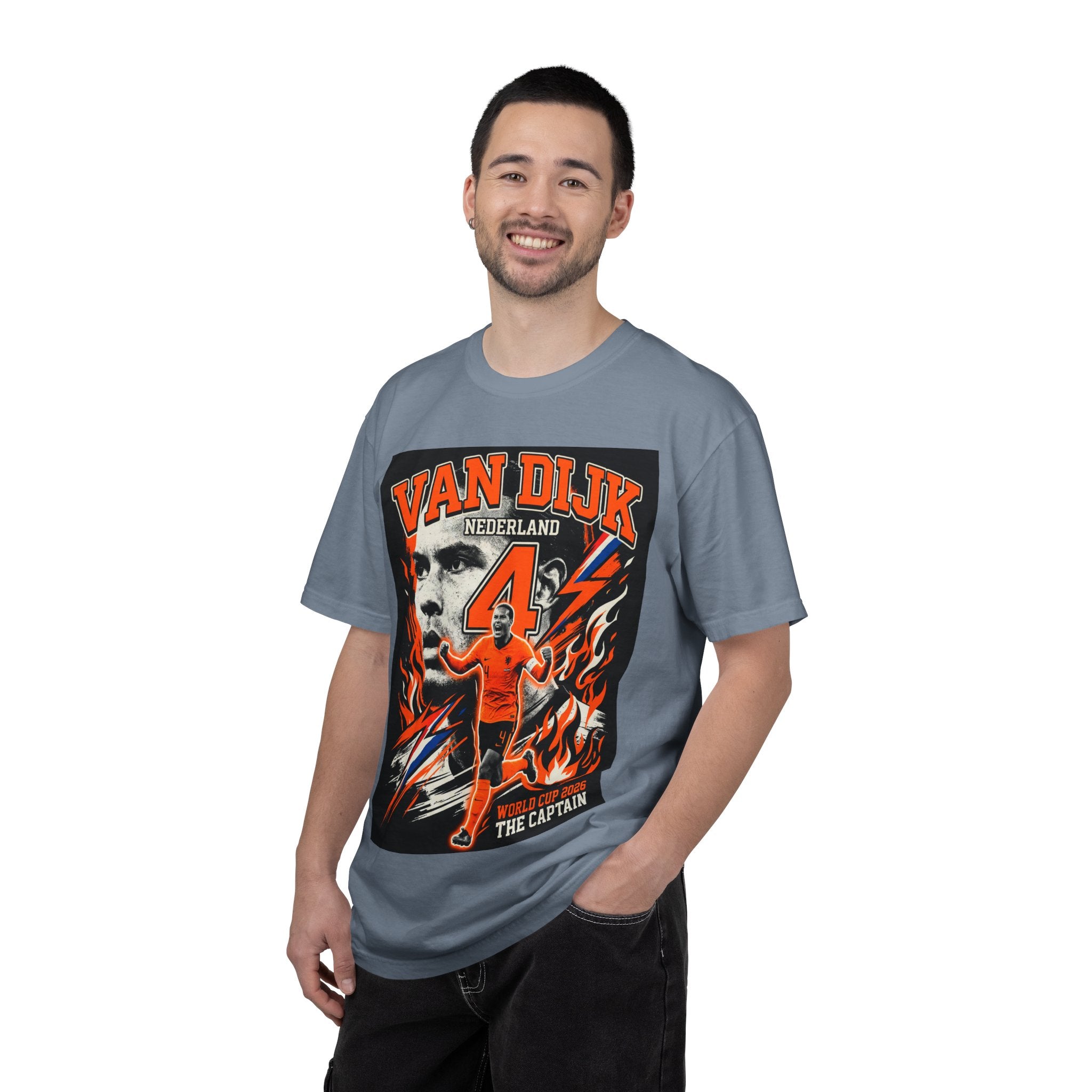 Netherlands Football Captain Shirt | World Cup 2026 Soccer Tee, Gift for him, Collectible, Netherlands flag