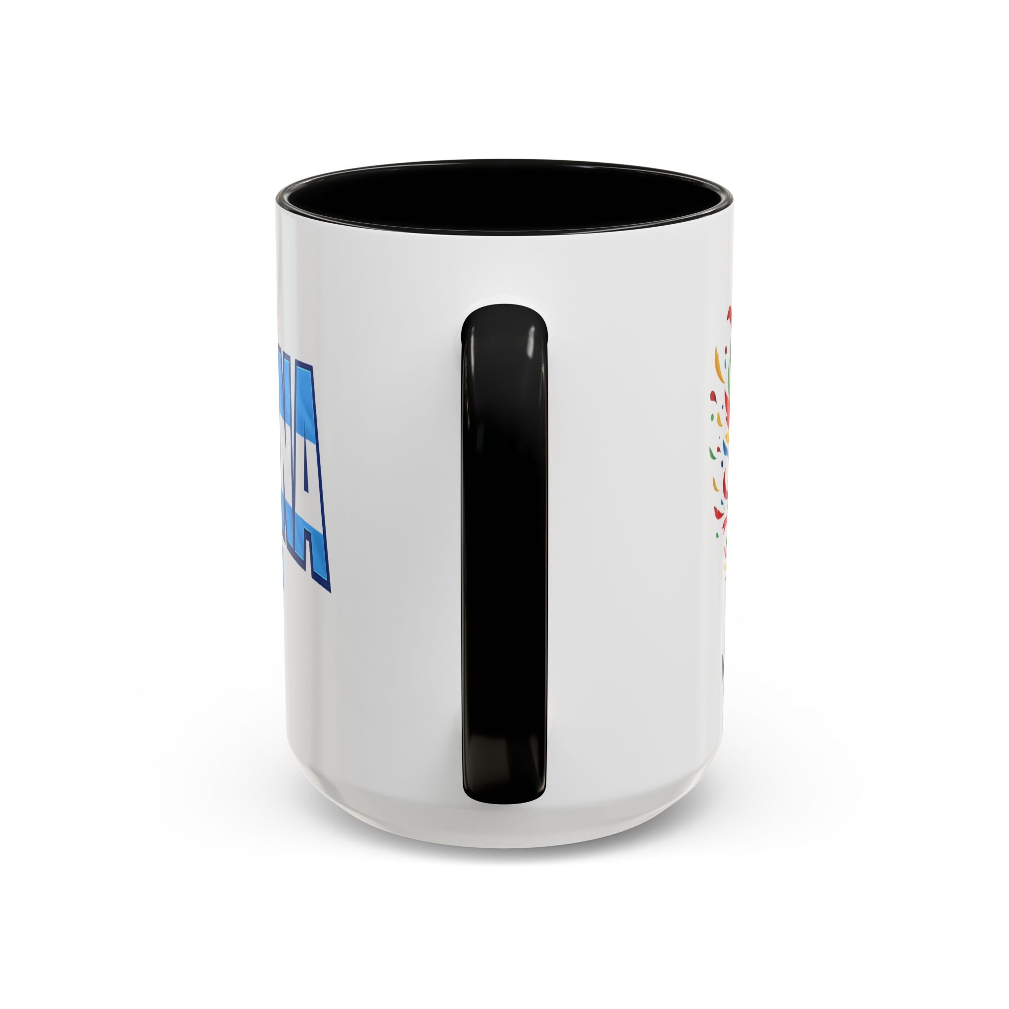 Argentina Vamos Argentina Mug | Accent Coffee Mug, Flag Text Design