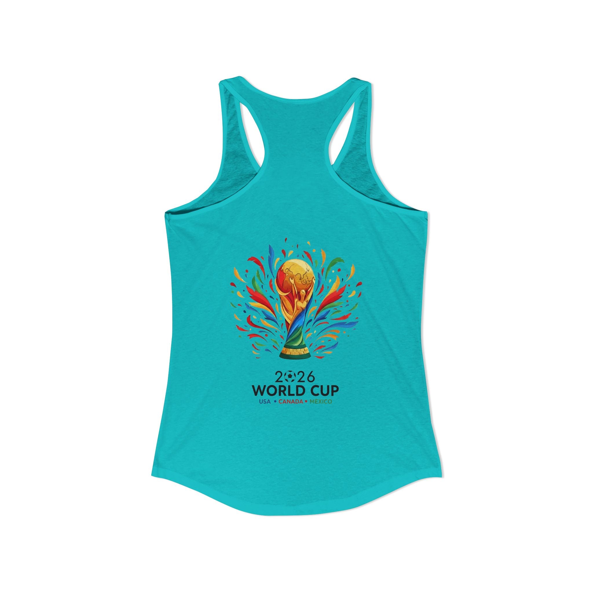 Brazil Women's Ideal Racerback Tank, Mother's Day Sale, World Cup 2026 Tank Top, Gift For Mom