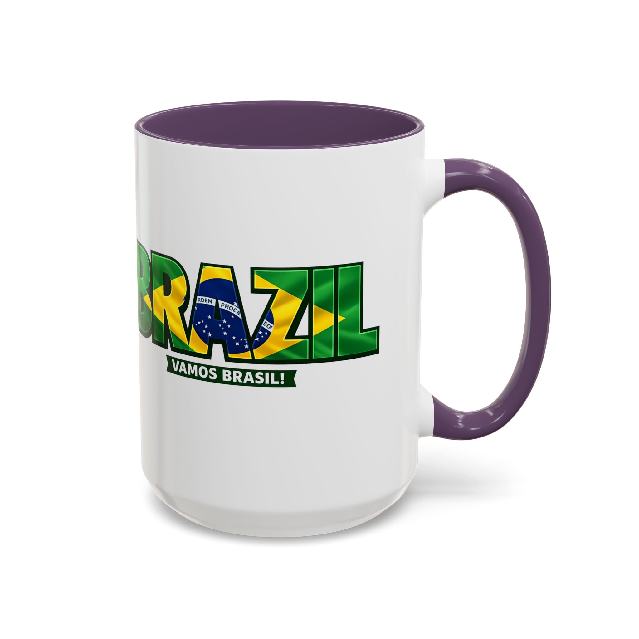 Brazil Vamos Brasil mug | Accent coffee mug, Brazil flag text design, Soccer World Cup 2026, Gifts for Dad