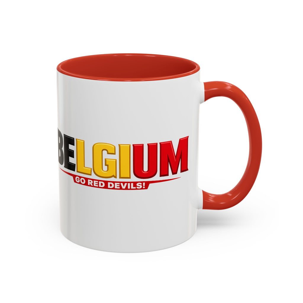 Belgium Go Red Devils Mug | Accent Coffee Mug 11oz 15oz