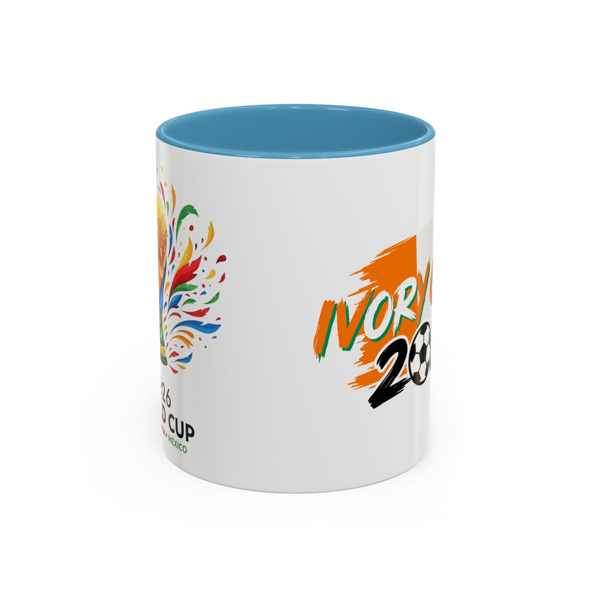 Ivory Coast 2026 Soccer Logo Mug | Accent Coffee Mug 11oz 15oz,Soccer World Cup 2026, Gifts for Dad