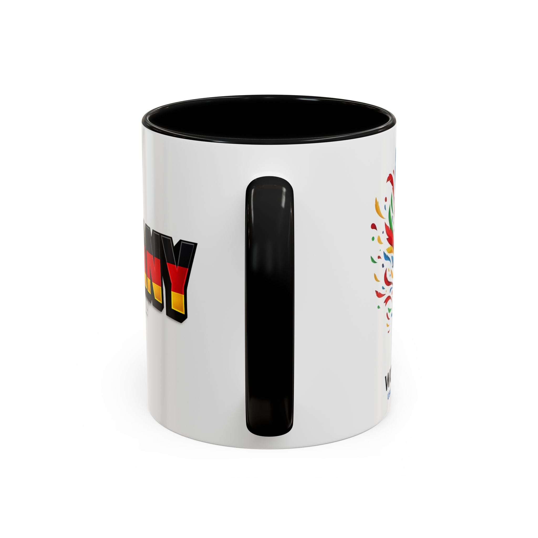 Germany flag text Mug | Accent Coffee Mug 11oz or 15oz, World Cup 2026, Gift for Dad
