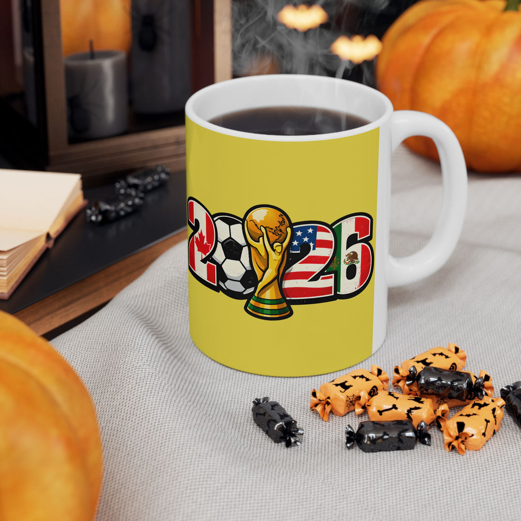 Brazil World Cup 2026 Mug | Fan Coffee Cup, Brazil Flag, Gift For Dad