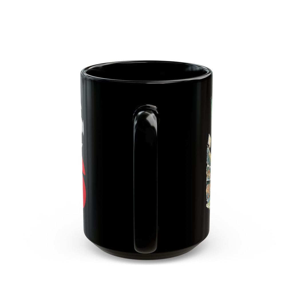 Portugal World Cup 2026 Mug, Black Ceramic Coffee Cup, Gift For Dad