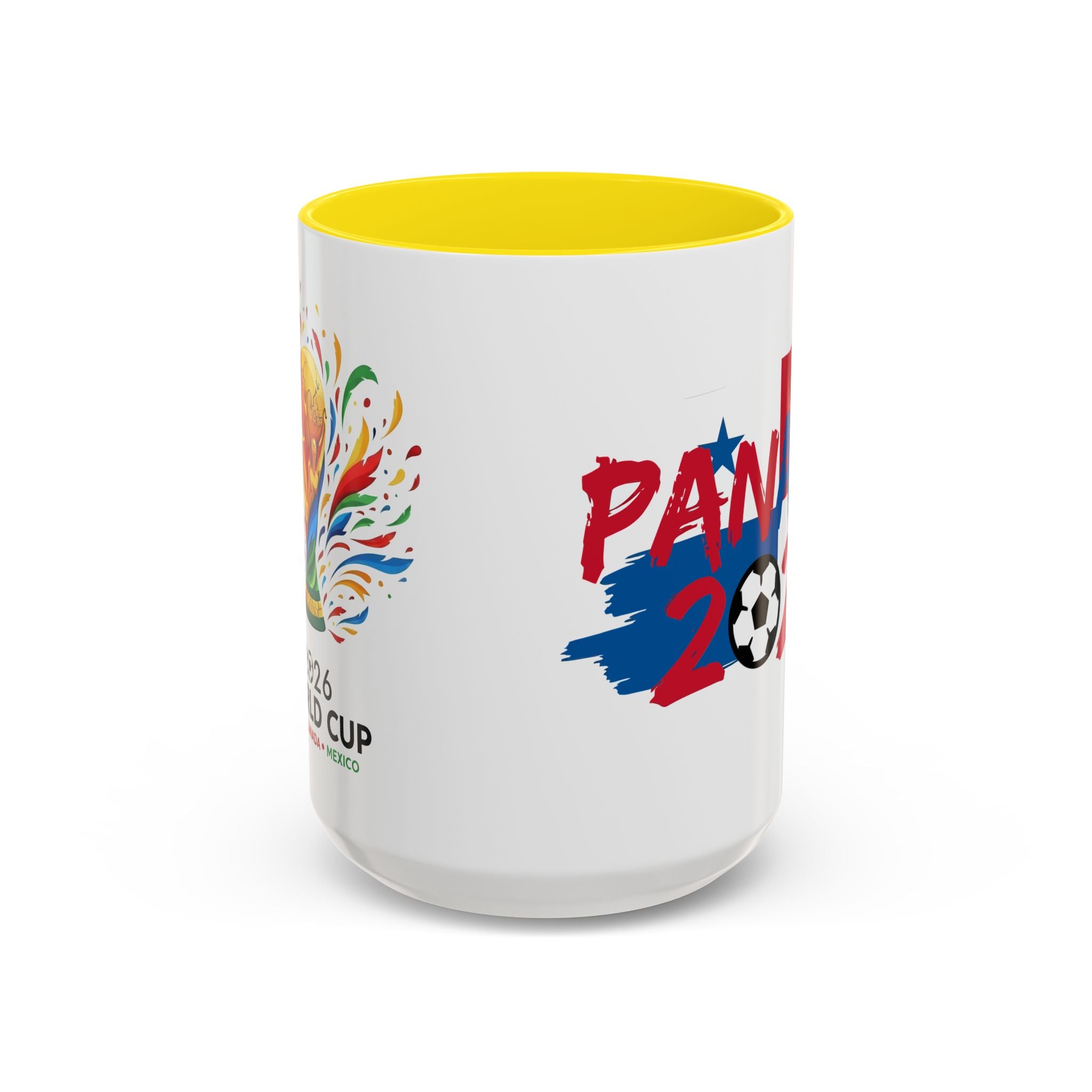Panama 2026 Soccer Logo Accent Mug | 11oz 15oz, World Cup 2026, Gift for Dad