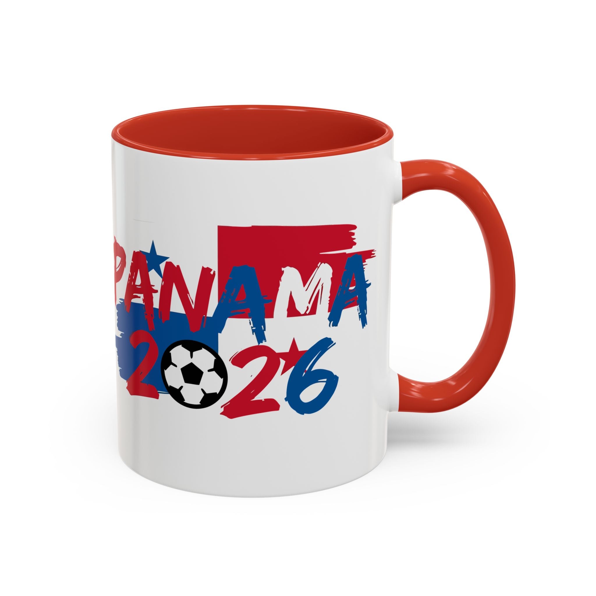 Panama 2026 Soccer Logo Accent Mug | 11oz 15oz, World Cup 2026, Gift for Dad