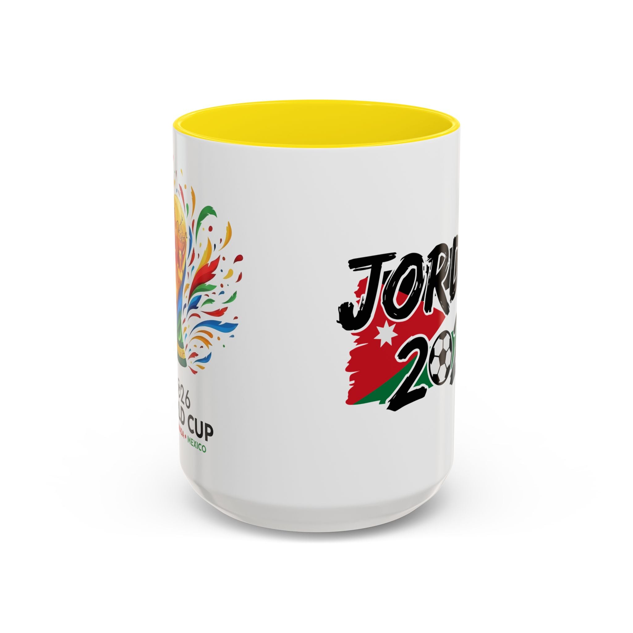 Jordan 2026 Soccer Logo Mug | Accent Coffee Mug 11oz 15oz, World Cup 2026, Gift for Dad