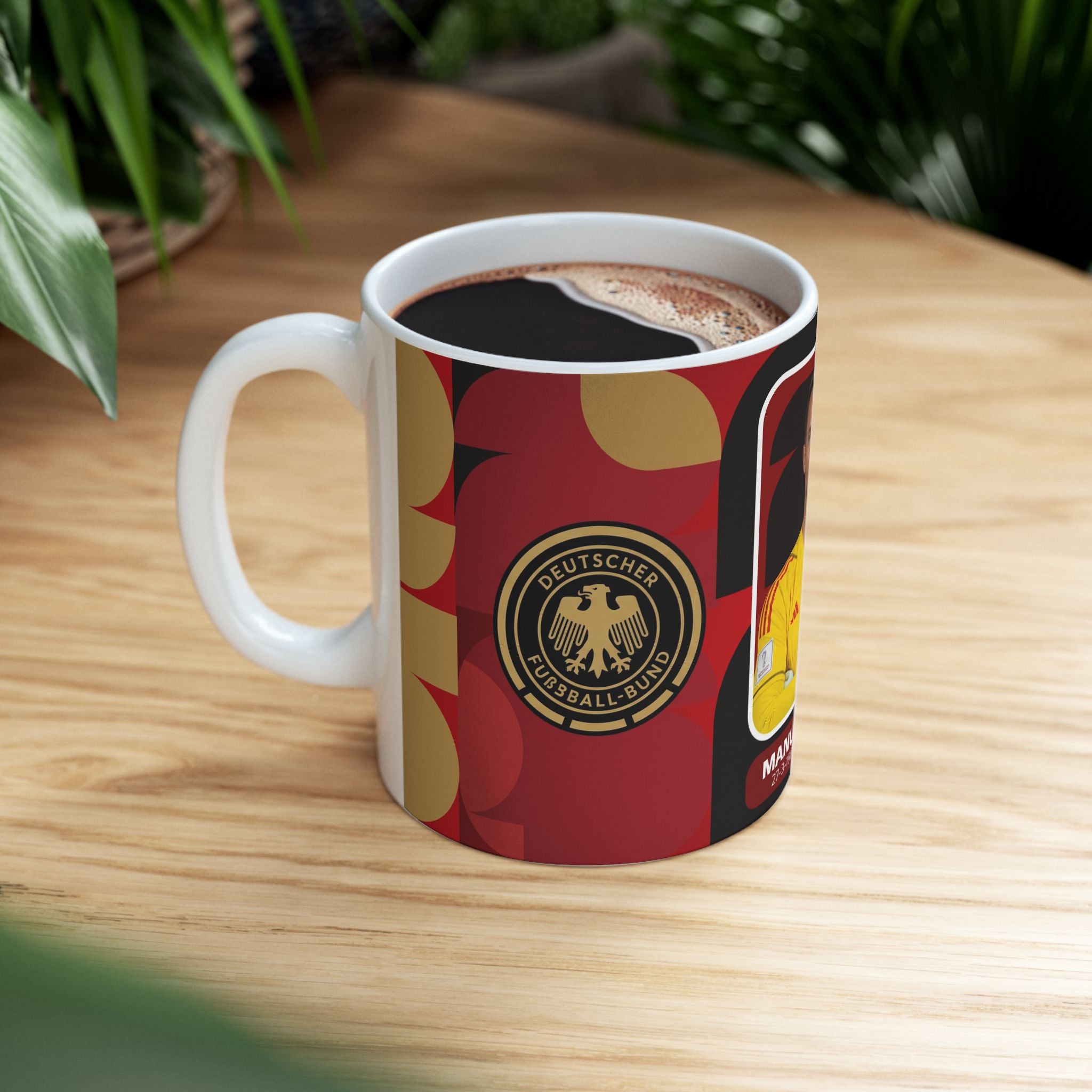 Germany Soccer Player Manuel Neuer Mug — Football Fan Gift (11oz, 15oz), World Cup 2026 Mugs