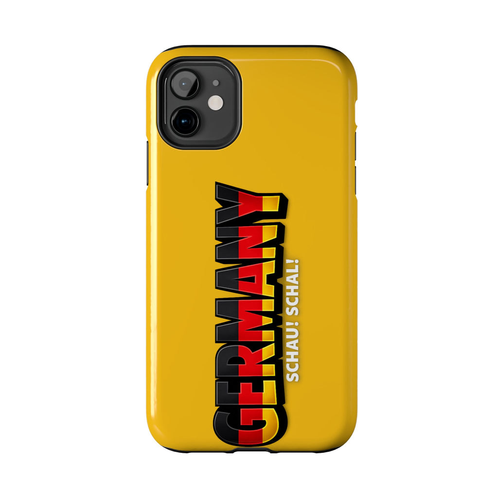 Germany Text Phone Case | Soccer Fan Phone Case, Protective, Glossy, World Cup 2026