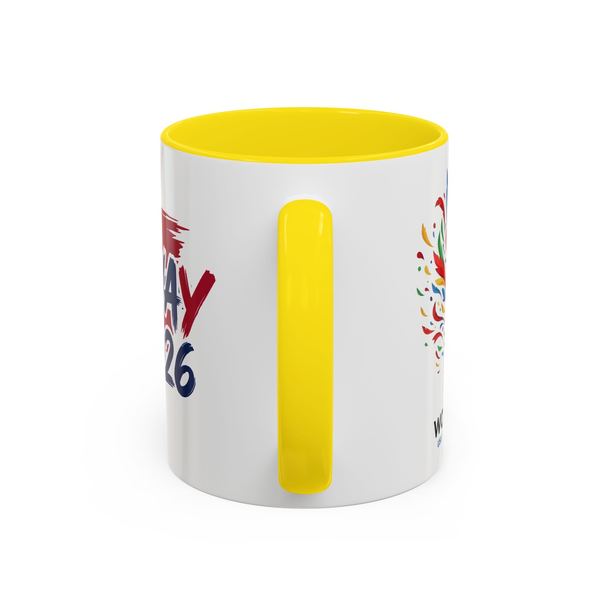 Norway 2026 Soccer Flag Accent Coffee Mug | 11oz 15oz, World Cup 2026, Gift for Dad
