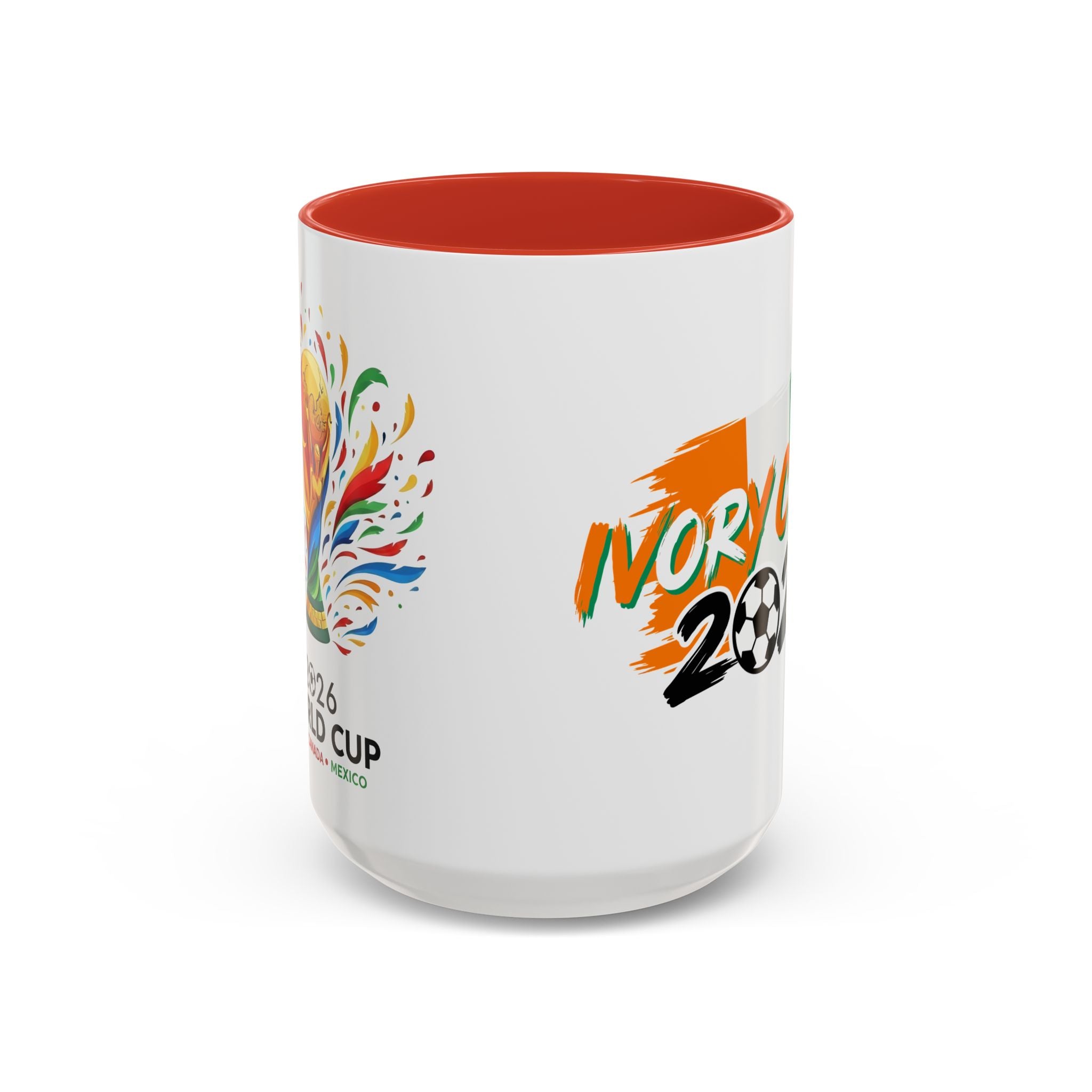Ivory Coast 2026 Soccer Logo Mug | Accent Coffee Mug 11oz 15oz,Soccer World Cup 2026, Gifts for Dad
