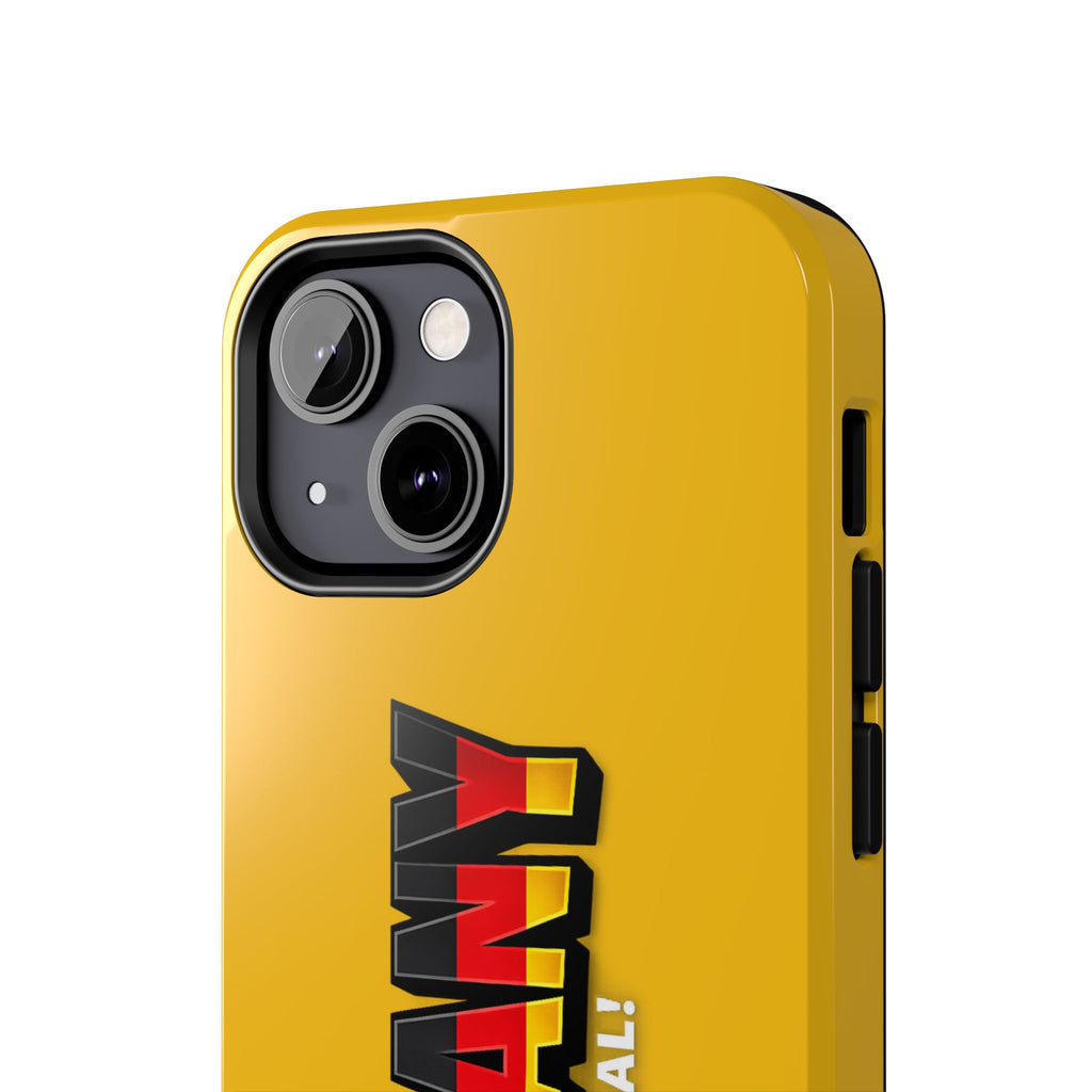 Germany Text Phone Case | Soccer Fan Phone Case, Protective, Glossy, World Cup 2026