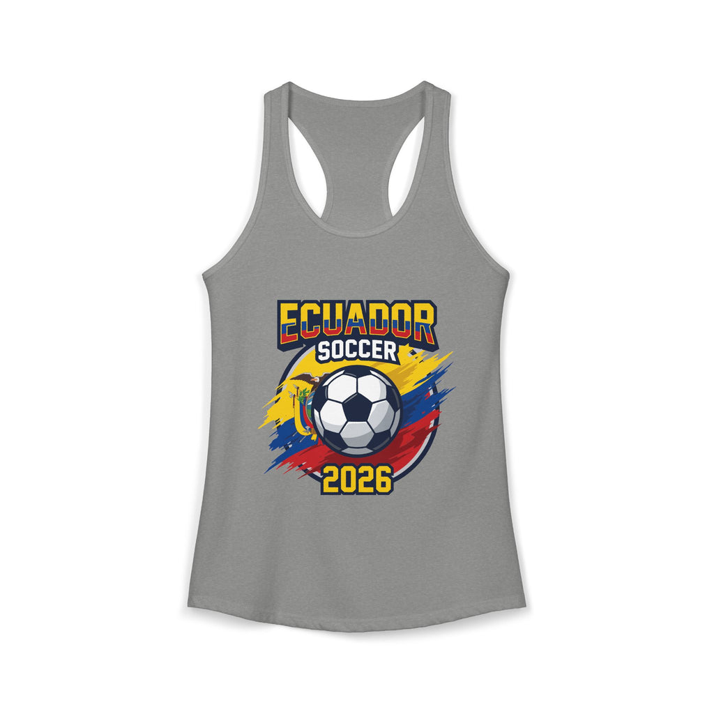 Ecuador World Cup 2026 Women's Tank Top — Mother's Day Soccer Fan Racerback