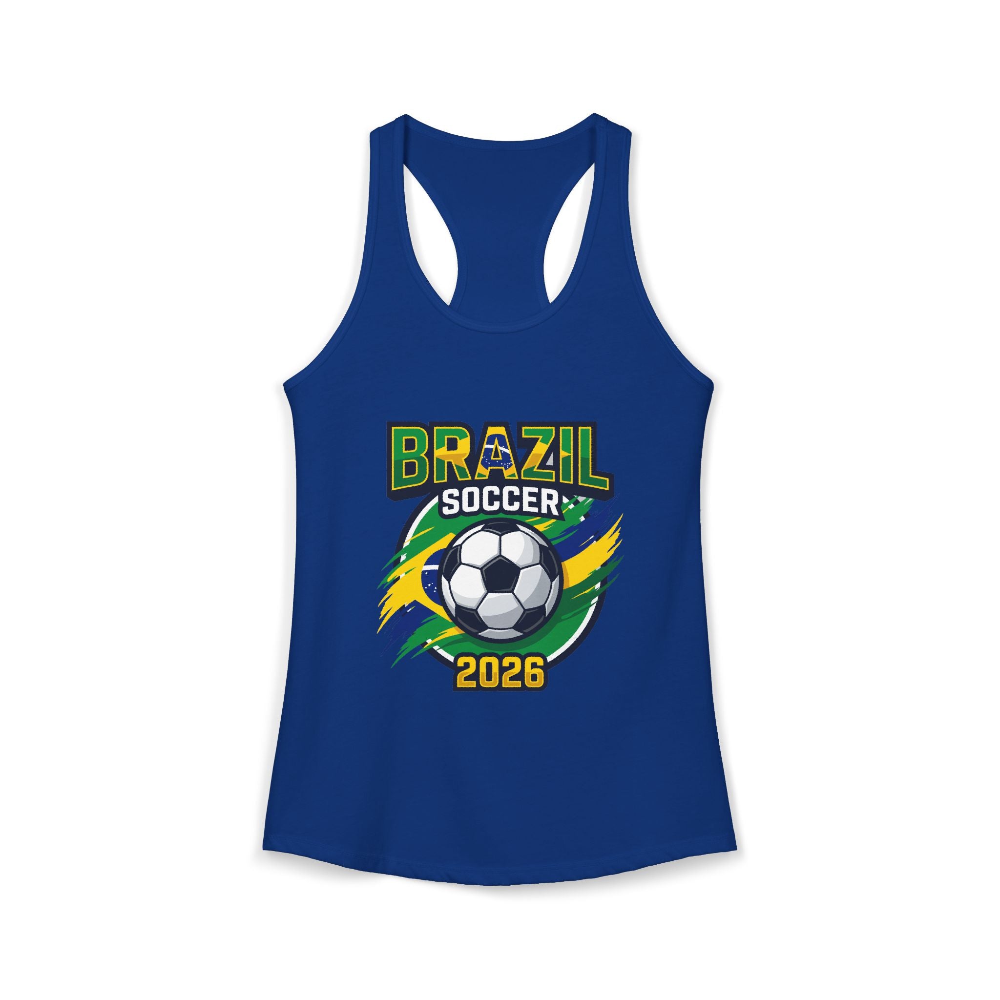 Brazil Women's Ideal Racerback Tank, Mother's Day Sale, World Cup 2026 Tank Top, Gift For Mom