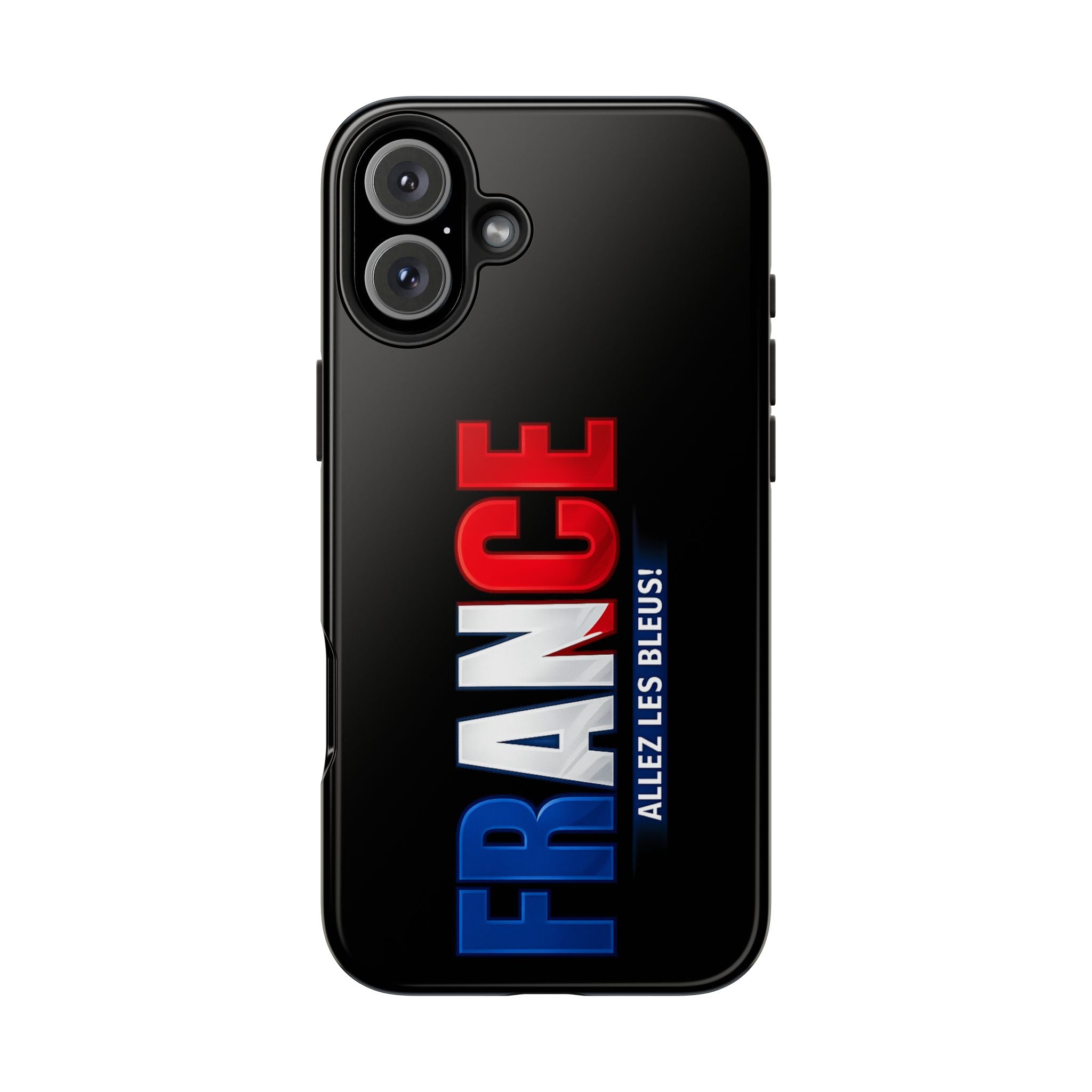 France tricolor vertical text Phone Case | Allez Les Bleus!, Cuctom Protective, Glossy Tough Cases, World Cup 2026