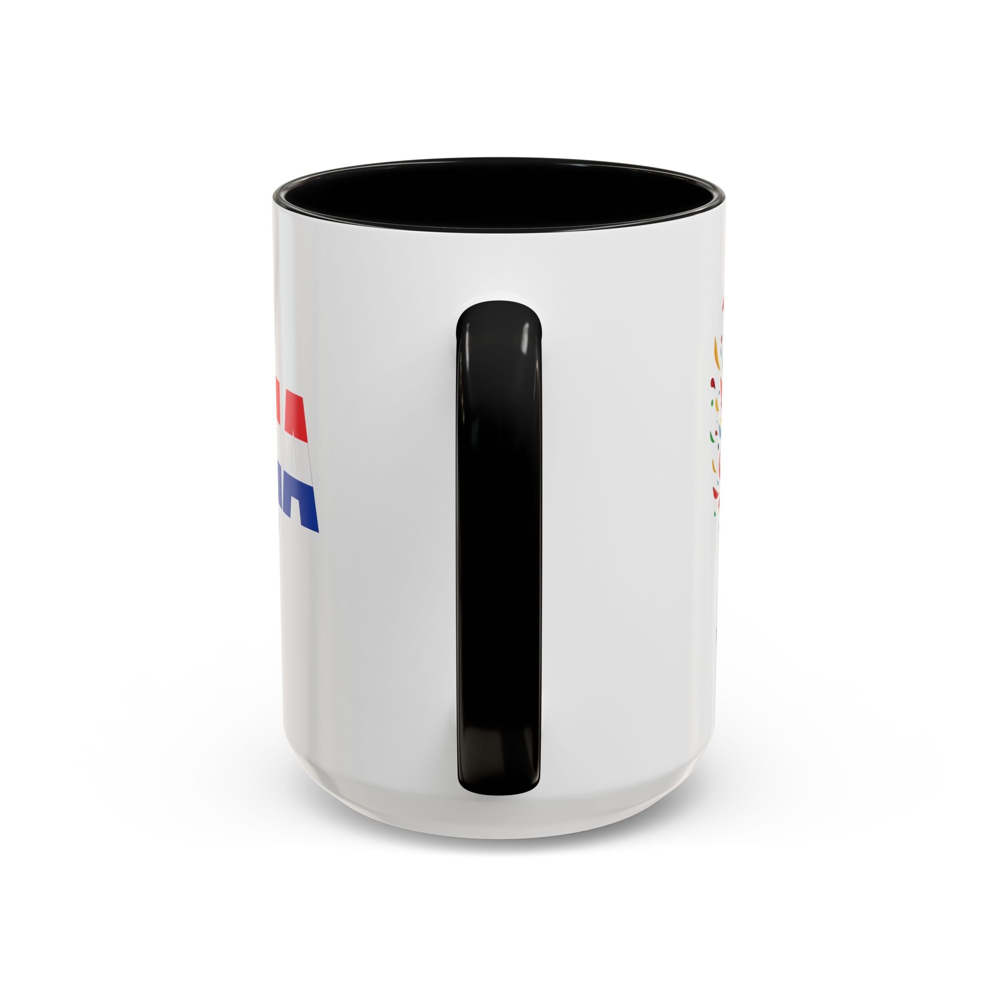 Croatia Flag Logo Accent Coffee Mug | Croatian Pride 11oz 15oz, World Cup 2026, Gifts for Dad
