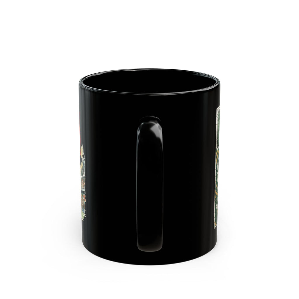 Mexico Soccer Player Mug | Black Ceramic Coffee Cup, World Cup 2026, Gift for Dad