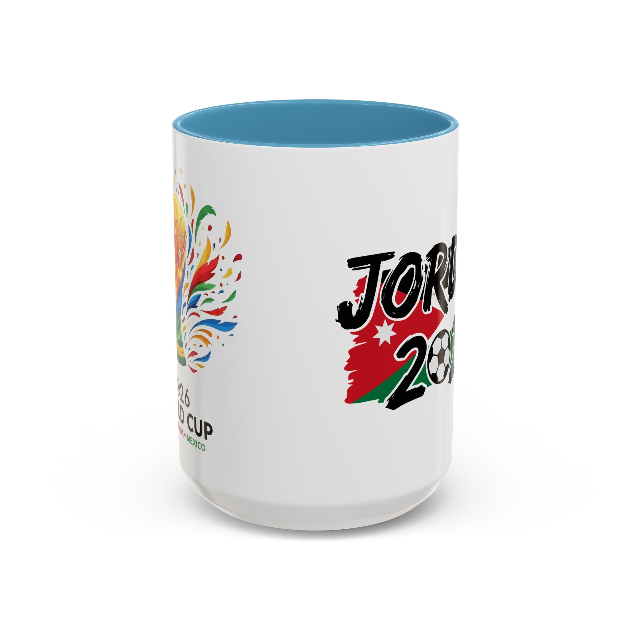 Jordan 2026 Soccer Logo Mug | Accent Coffee Mug 11oz 15oz, World Cup 2026, Gift for Dad