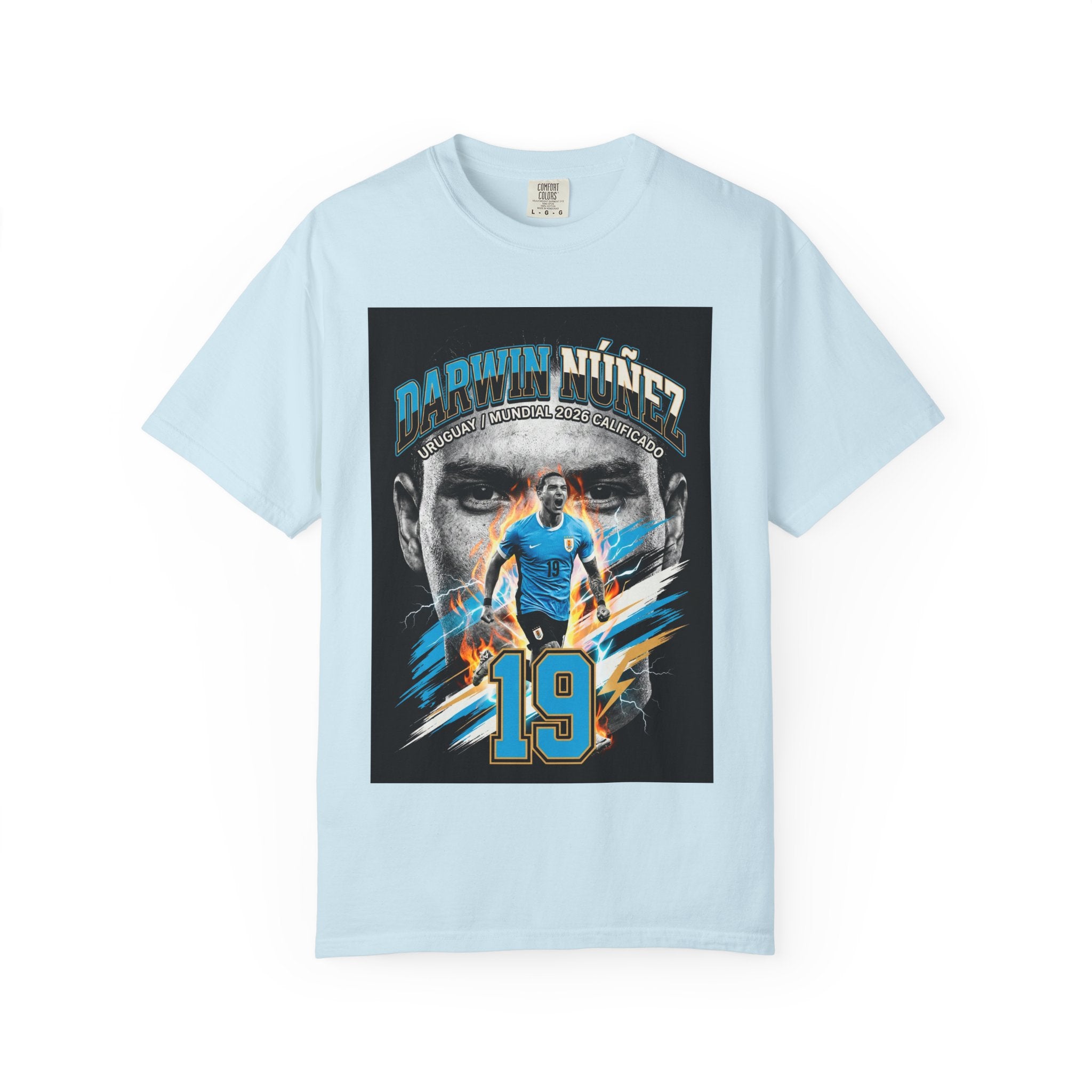 Darwin Núñez 19 Soccer Player T-Shirt | 2026 World Cup Tee, Uruguay Flag, Gift for him, Collectible