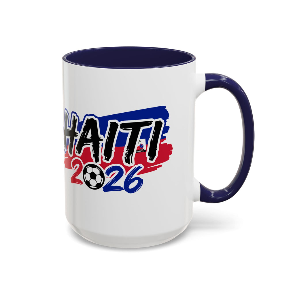 Haiti 2026 Soccer Graphic Mug | Accent Coffee Mug,Soccer World Cup 2026, Gift for Dad