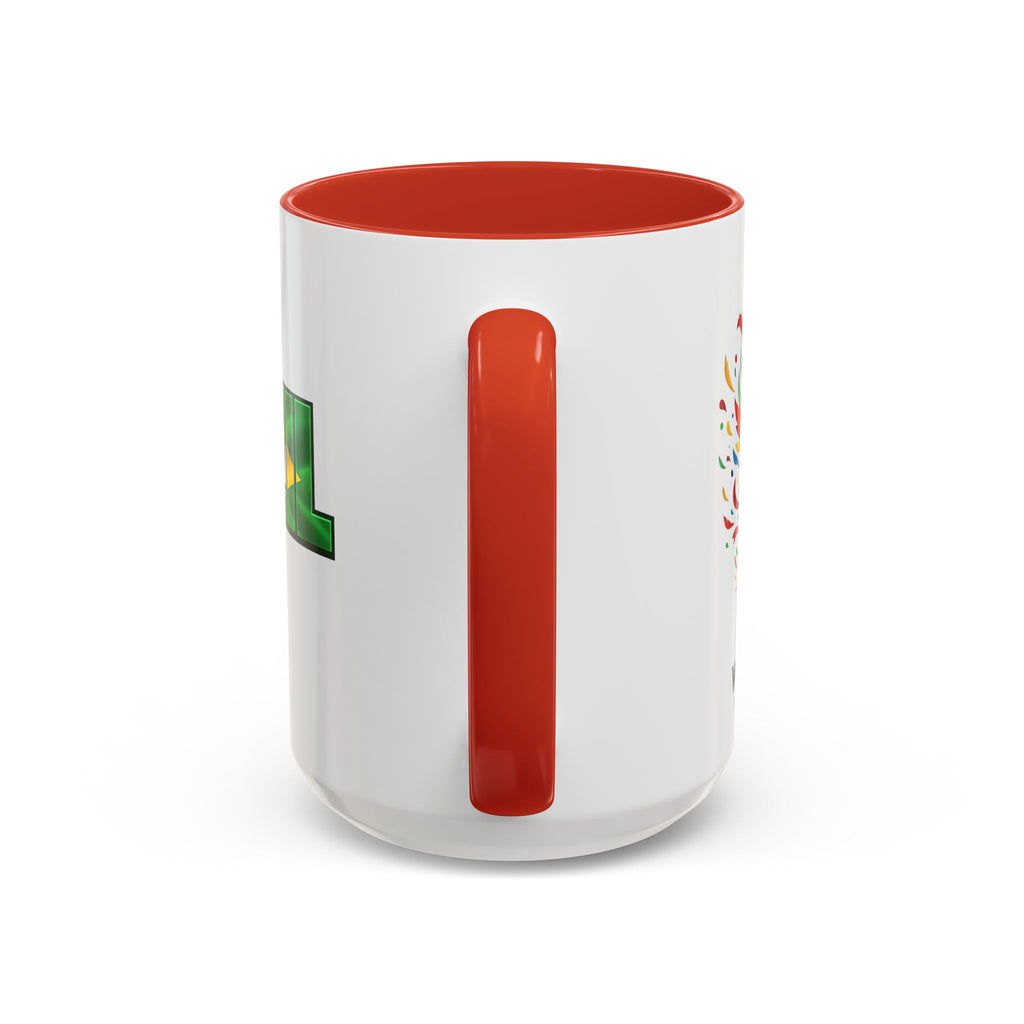 Brazil Vamos Brasil mug | Accent coffee mug, Brazil flag text design, Soccer World Cup 2026, Gifts for Dad