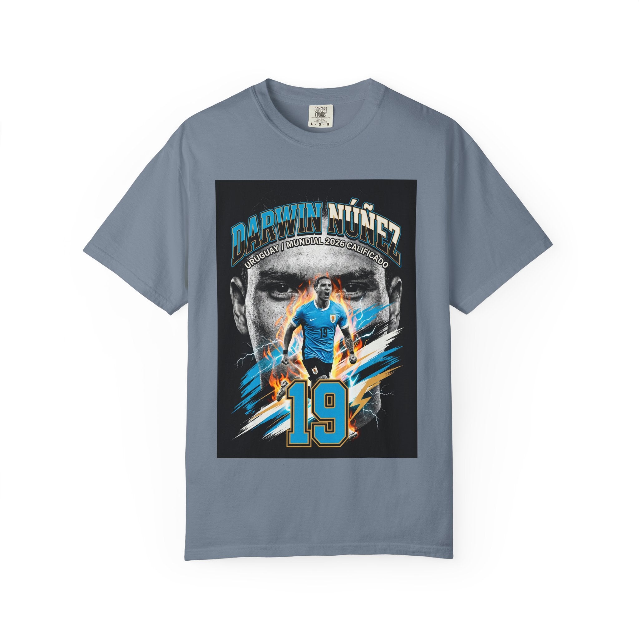 Darwin Núñez 19 Soccer Player T-Shirt | 2026 World Cup Tee, Uruguay Flag, Gift for him, Collectible