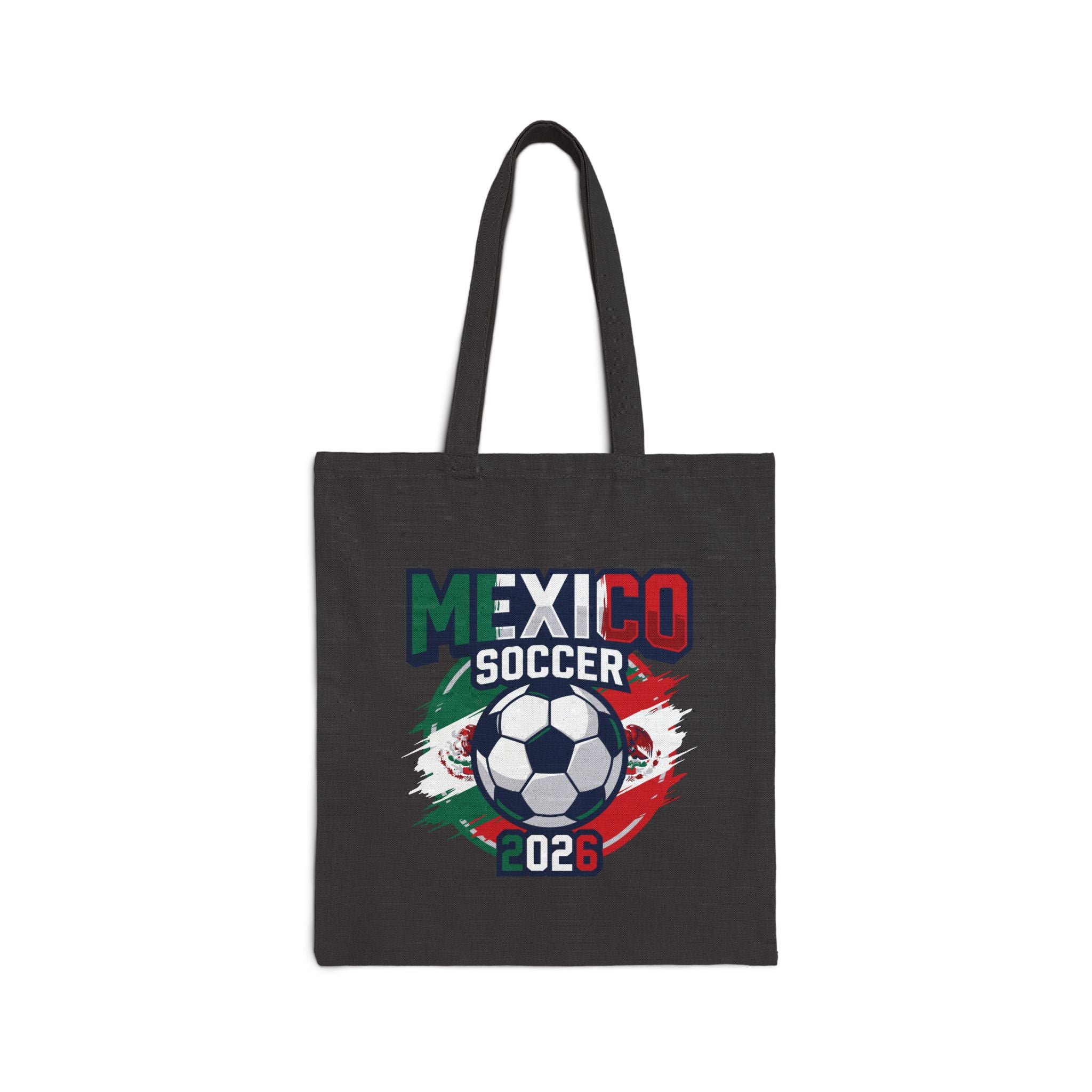 Mexico Soccer 2026 Tote Bag, World Cup Football Canvas Tote, Mother's Day Gift