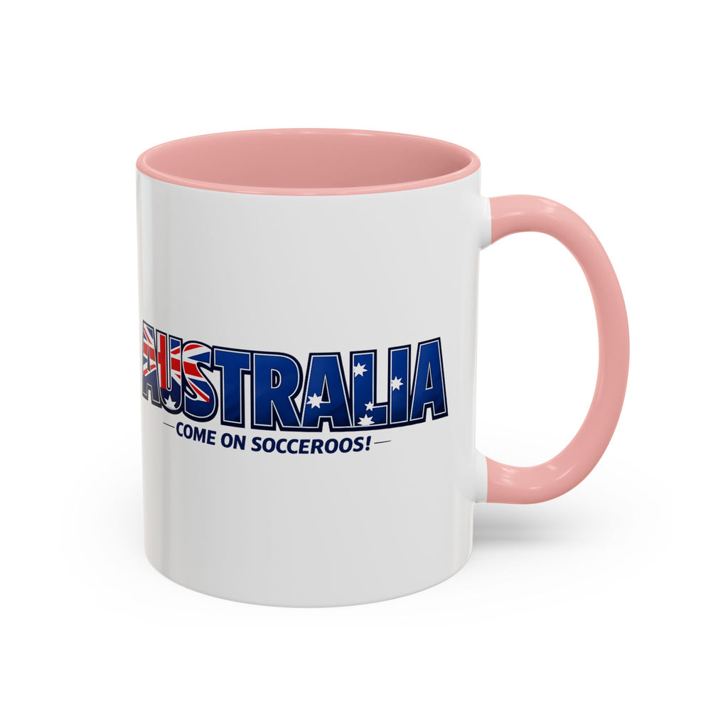 Australia Soccer Cheers Mug | Accent Coffee Mug 11oz 15oz
