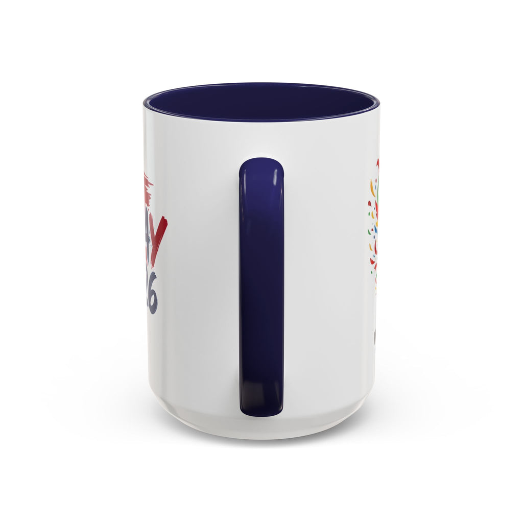 Norway 2026 Soccer Flag Accent Coffee Mug | 11oz 15oz, World Cup 2026, Gift for Dad