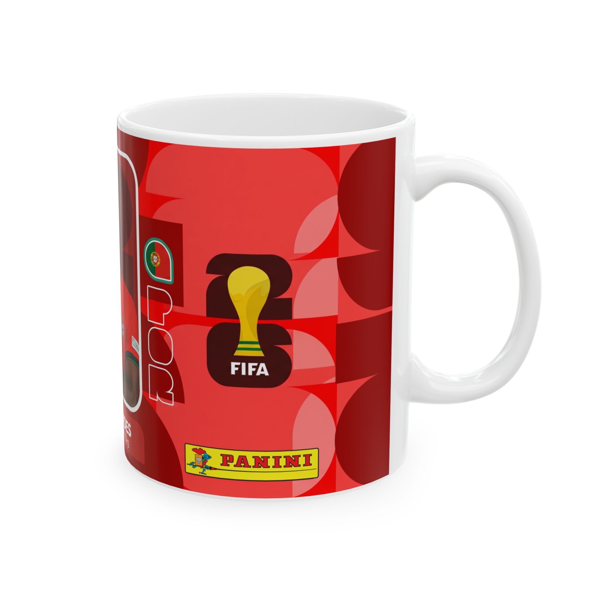 Portugal Soccer Player Nuno Mendes Mug – Ceramic Coffee Mug (11oz, 15oz), World Cup 2026 Mugs
