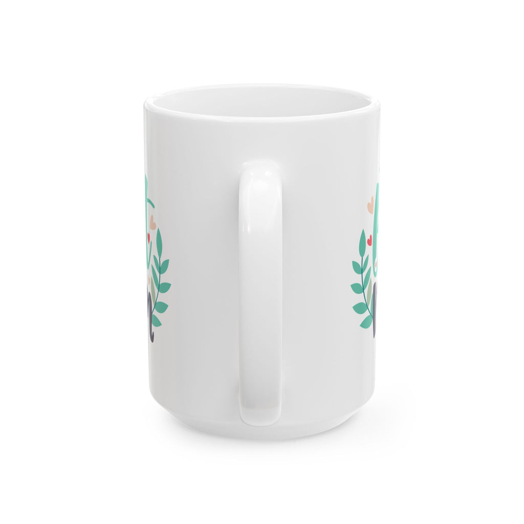 Best Mom floral wreath Mug | Ceramic coffee cup, Mother's Day, Gift For Mom