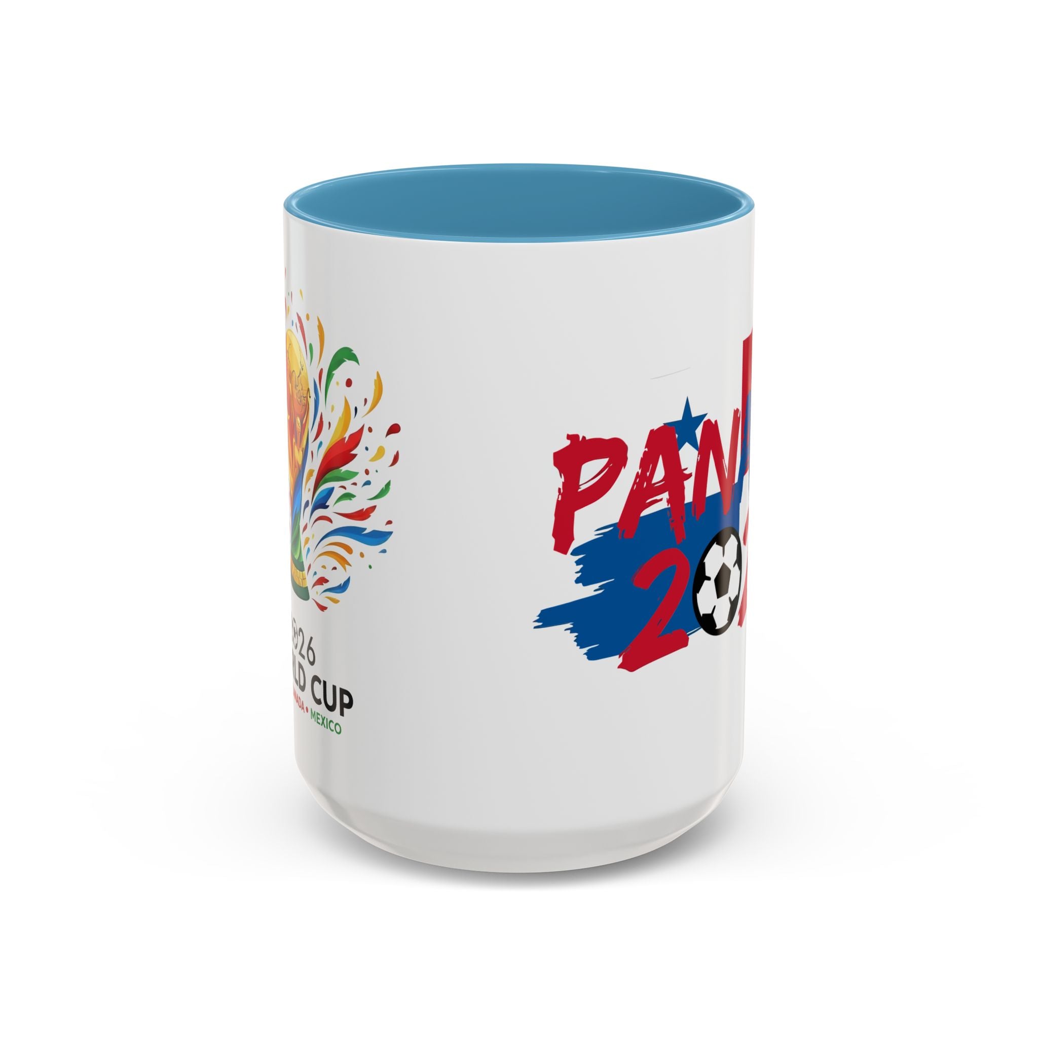 Panama 2026 Soccer Logo Accent Mug | 11oz 15oz, World Cup 2026, Gift for Dad