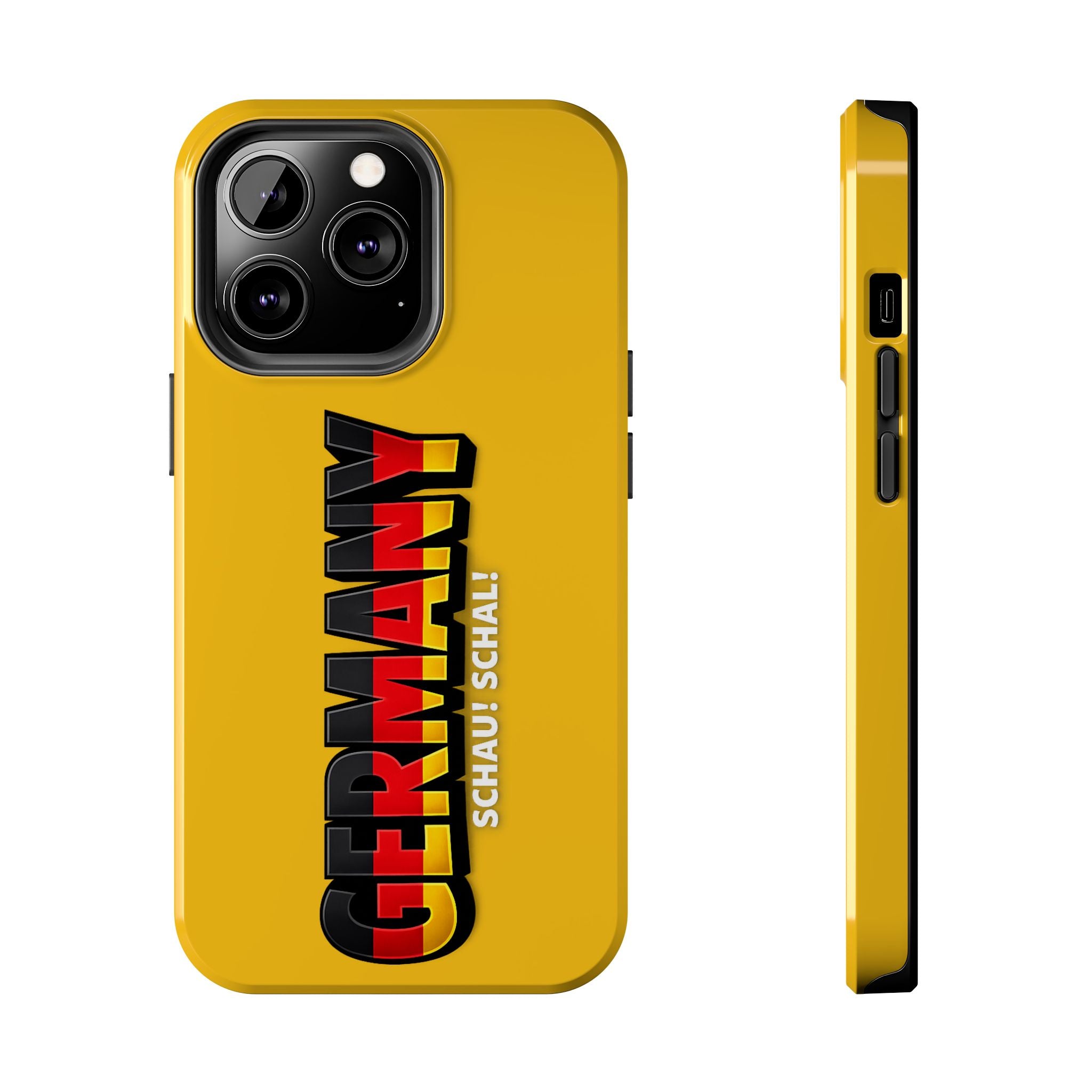 Germany Text Phone Case | Soccer Fan Phone Case, Protective, Glossy, World Cup 2026